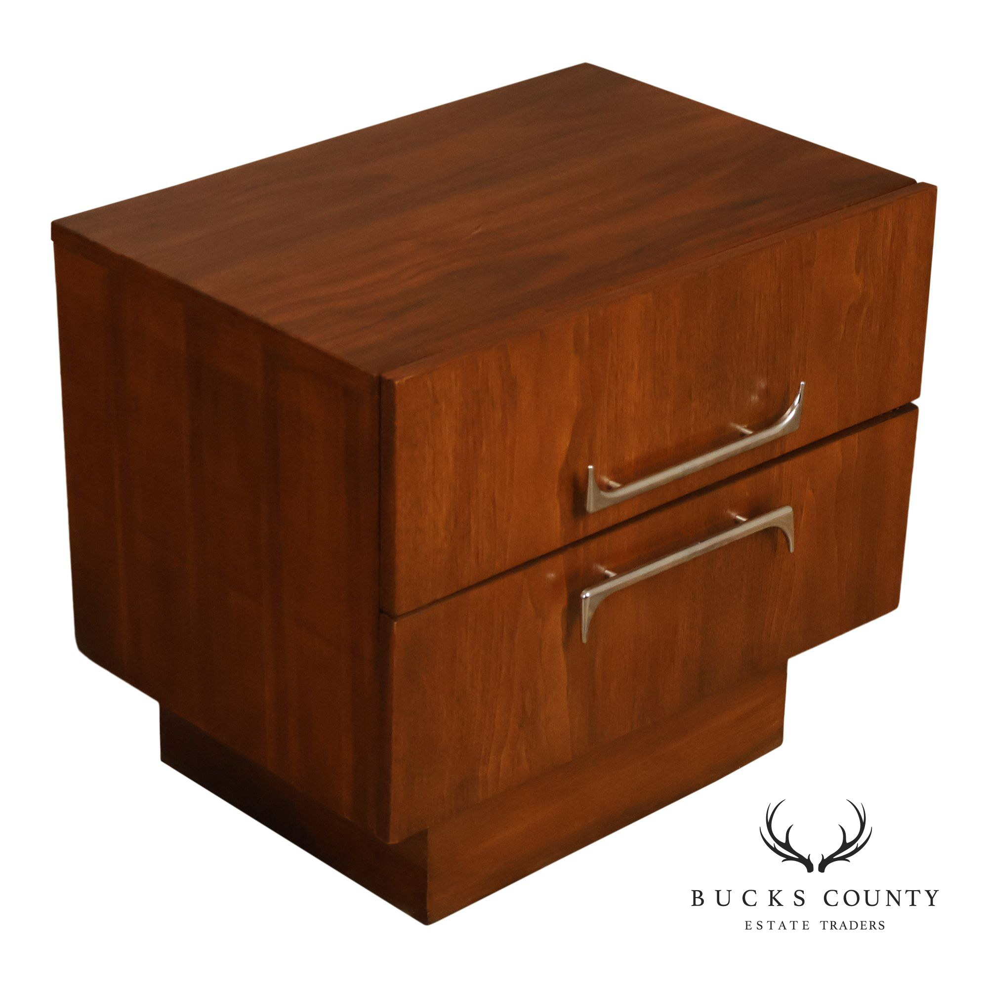 Craft Associates Mid Century Modern Walnut Nightstand