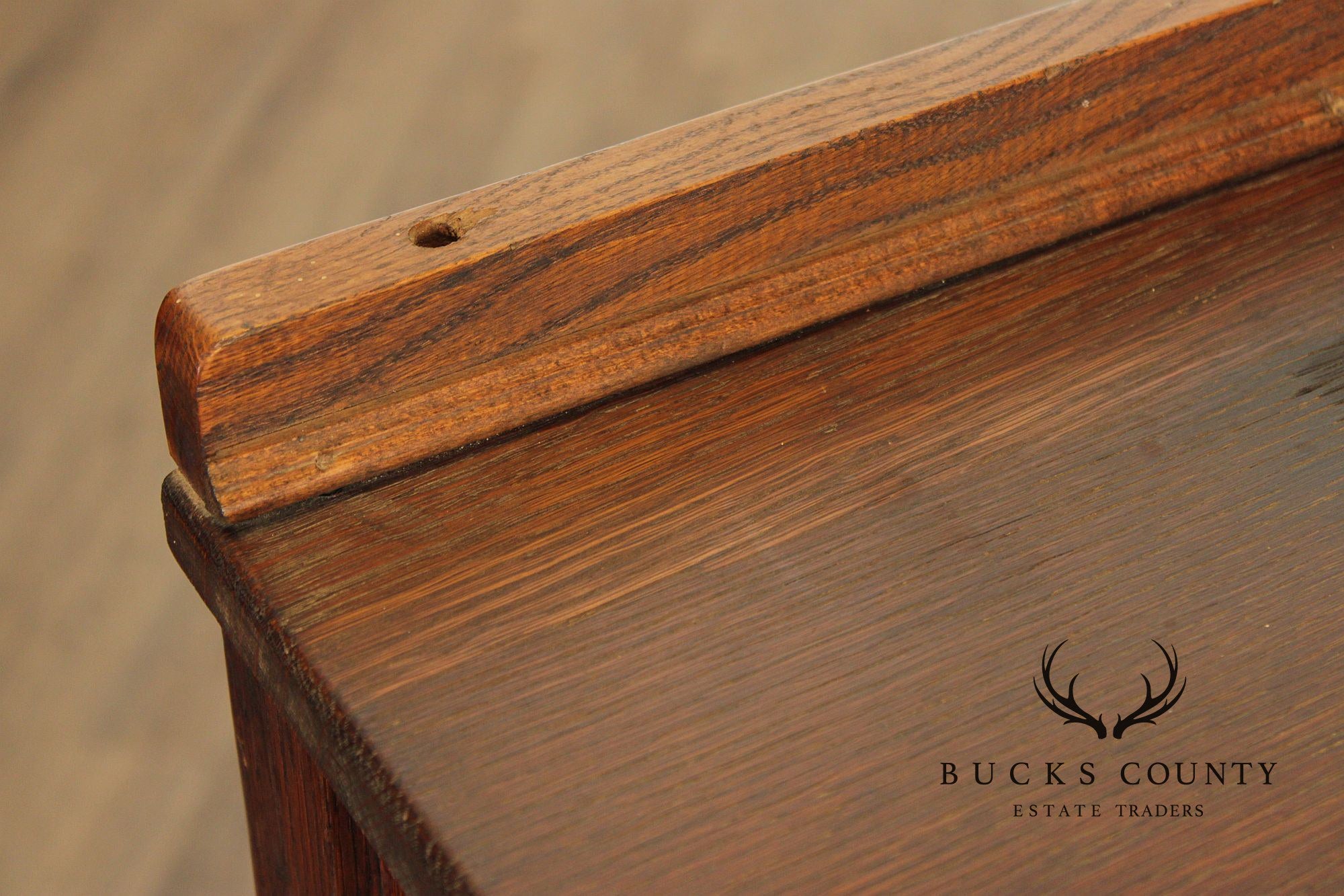 Stickley Brothers Antique Mission Oak Glass China Cabinet