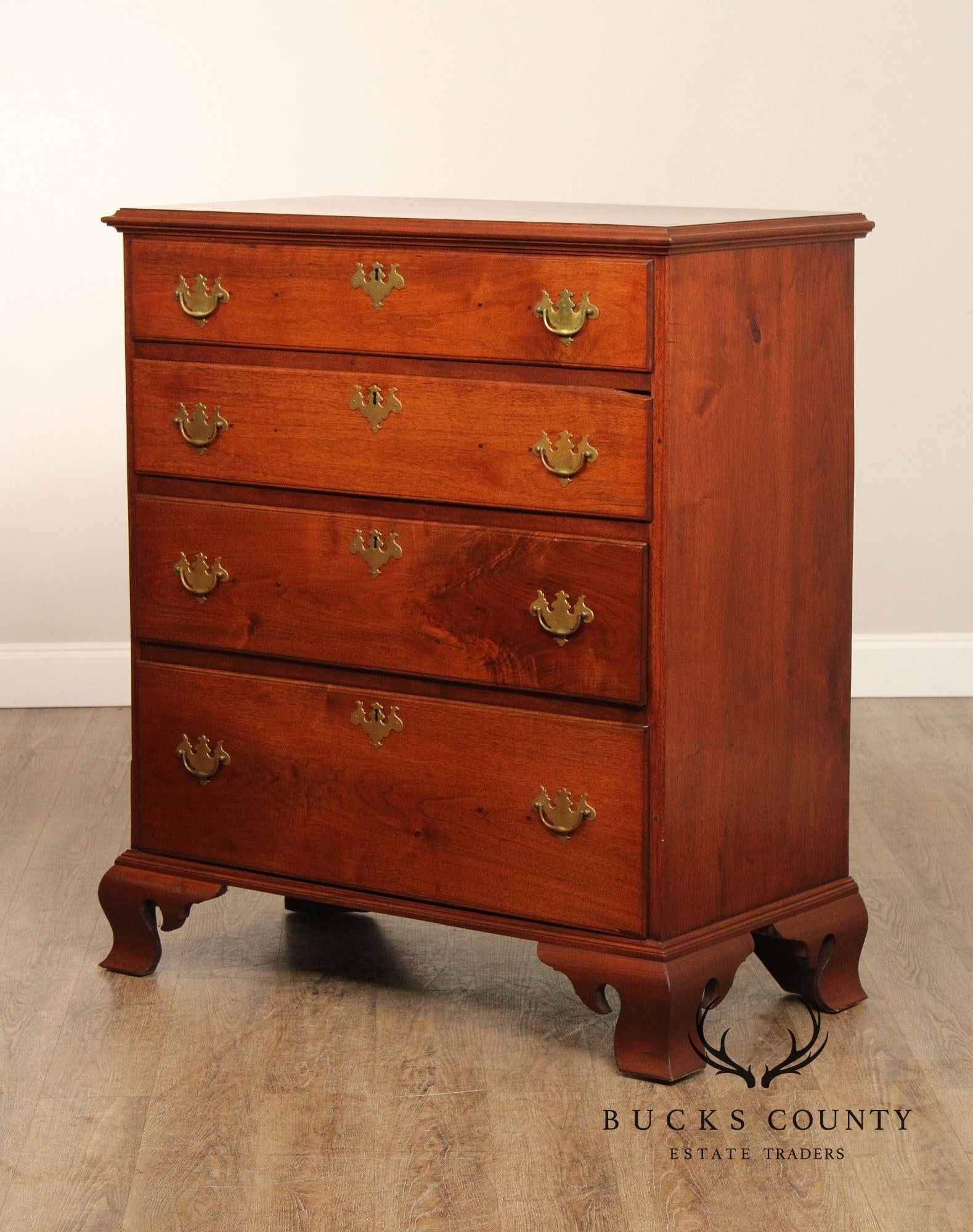 Antique Philadelphia Chippendale Walnut Chest of Drawers