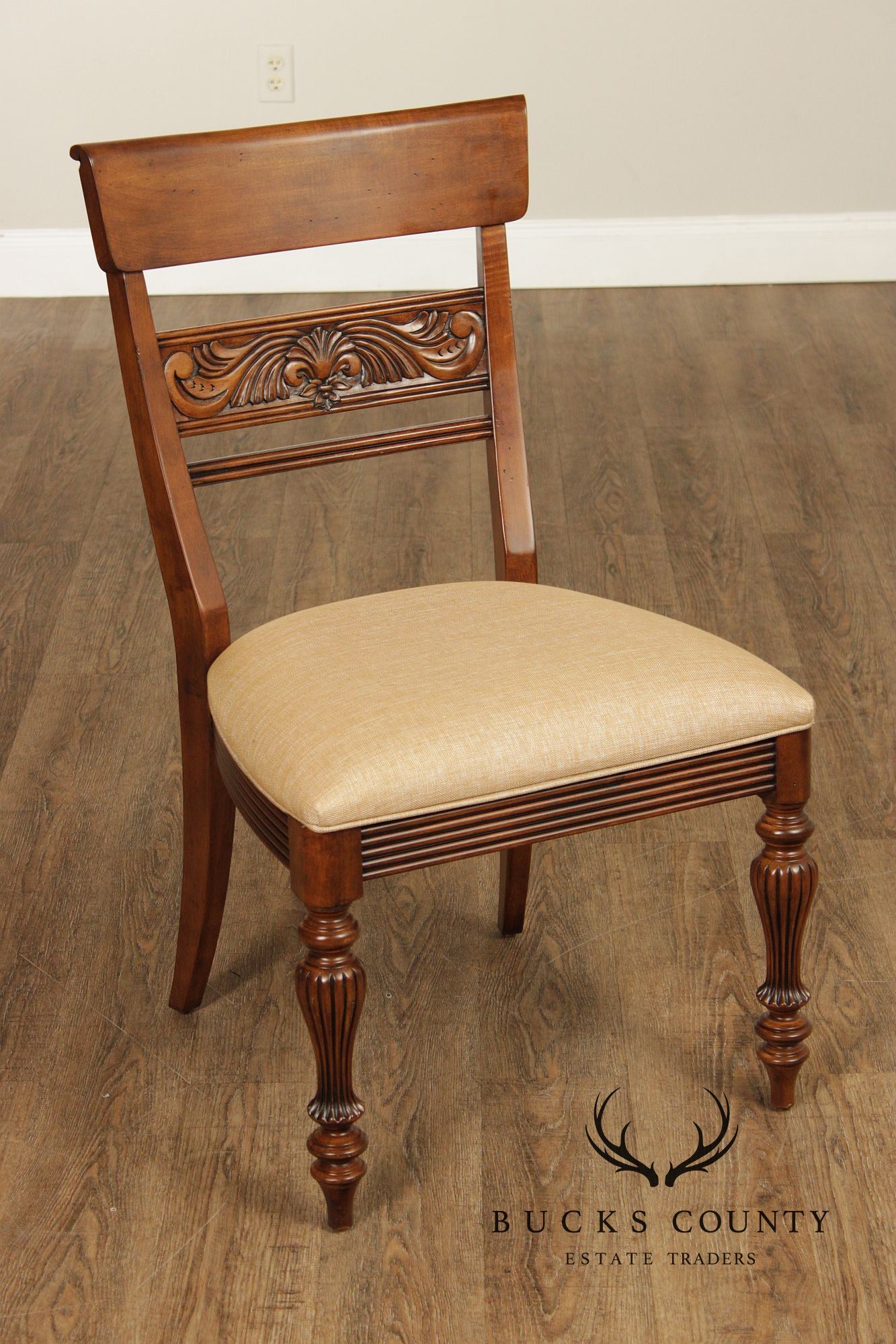 Ethan Allen Set of Eight British Classics 'Mackenzie' Dining Chairs