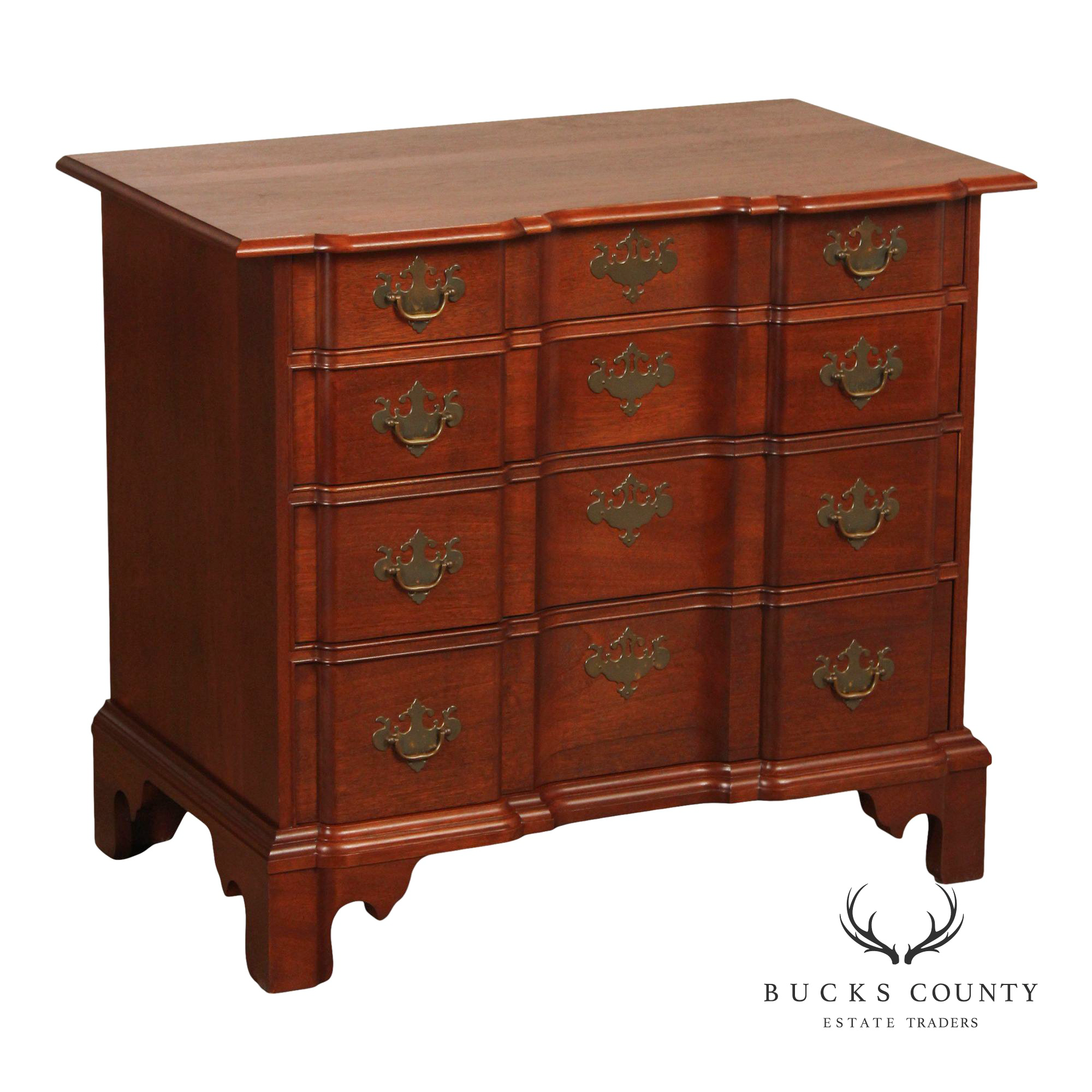 Bartley Collection Mahogany Blockfront Chest of Drawers