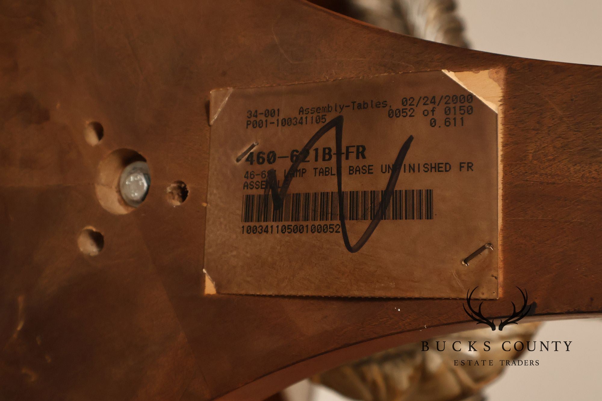 Hollywood Regency Style Round Glass Top Accent Table