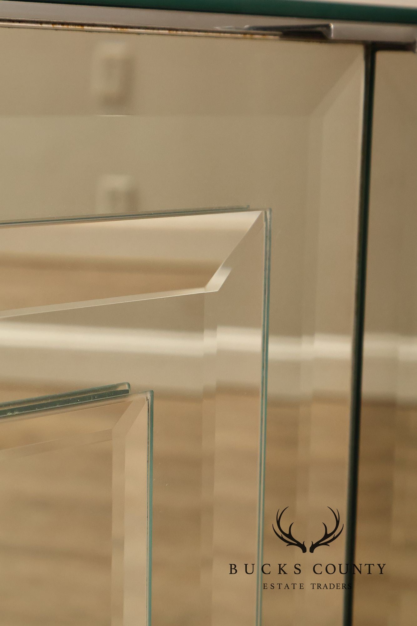 Ello Hollywood Regency Mirrored Dresser or Sideboard