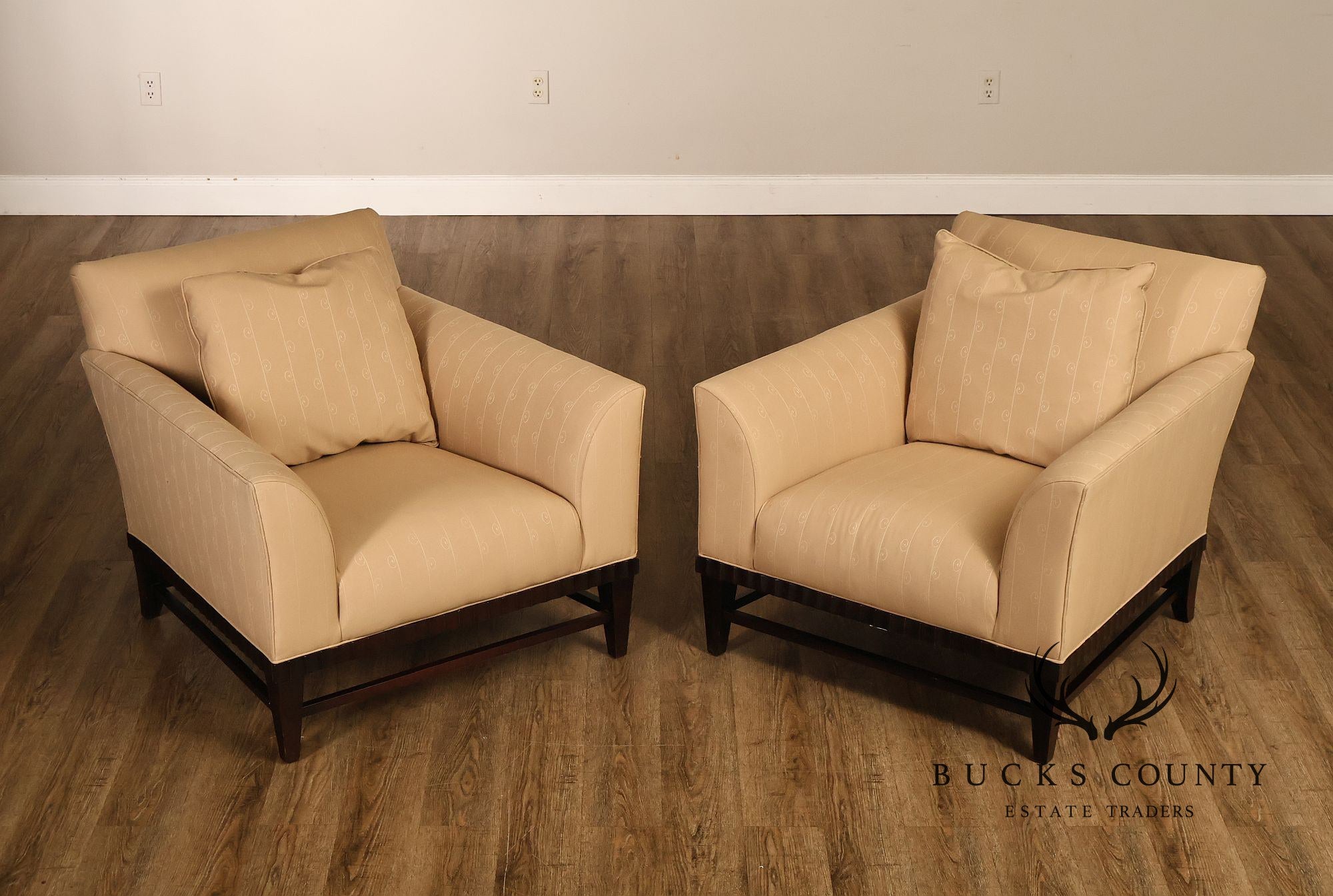 Baker Barbara Barry Pair of Club Chairs