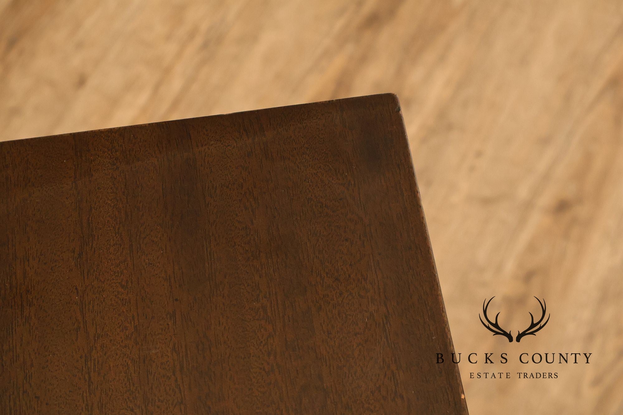 Tommi Parzinger Originals Lacquered Mahogany Expandable Dining Table