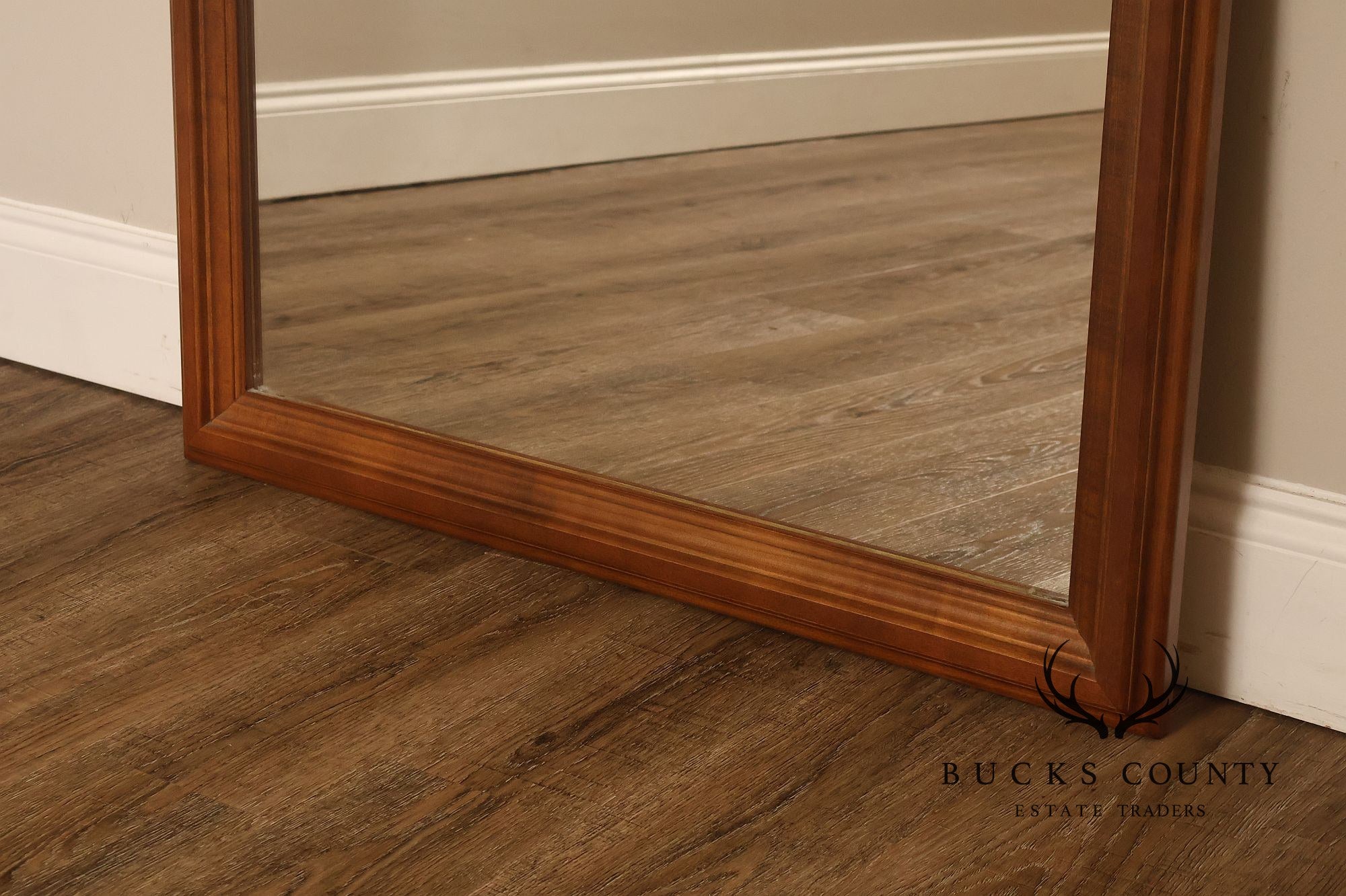 HPL Mobilier Wood Framed Dresser Mirror