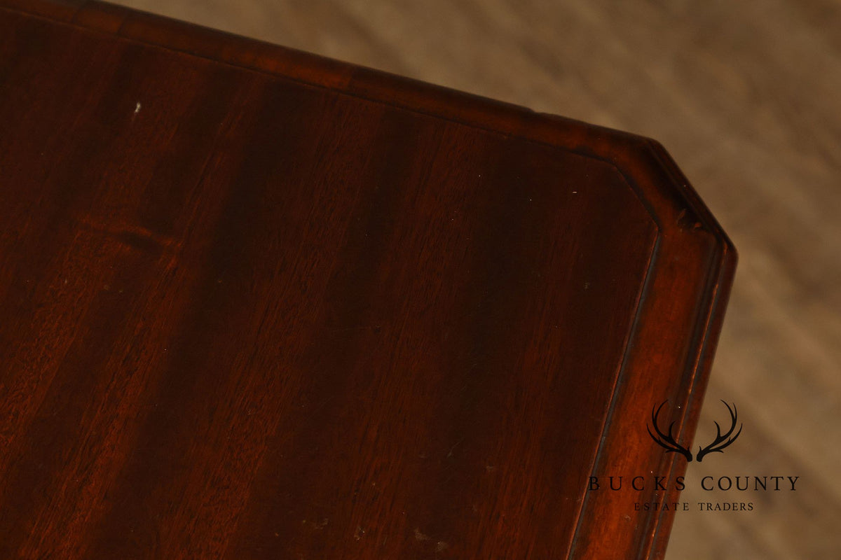French Louis XV Style Flame Mahogany Dresser Chest