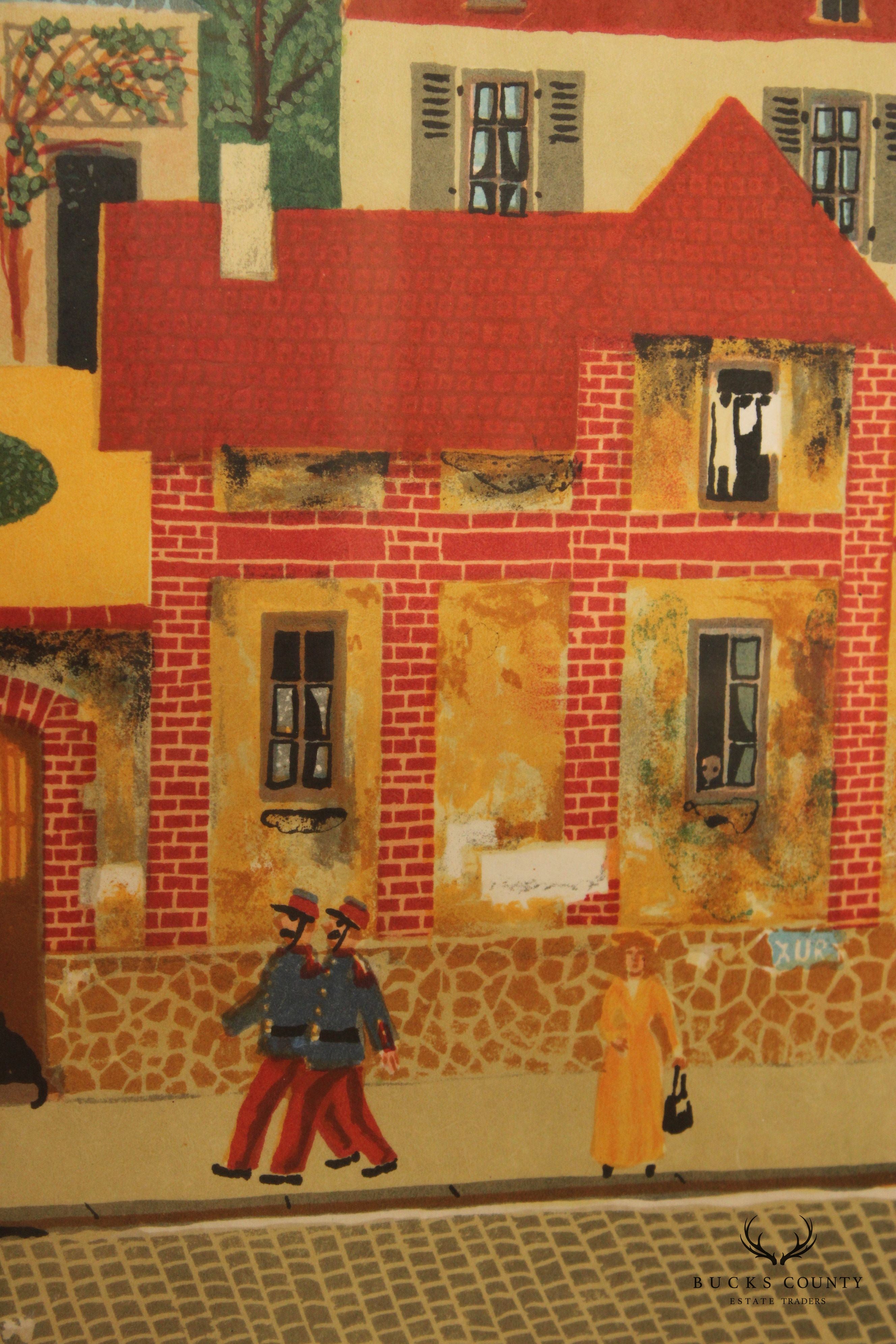 Michel Delacroix 'Bonjour Mr. Rousseau' Framed Limited Edition Print