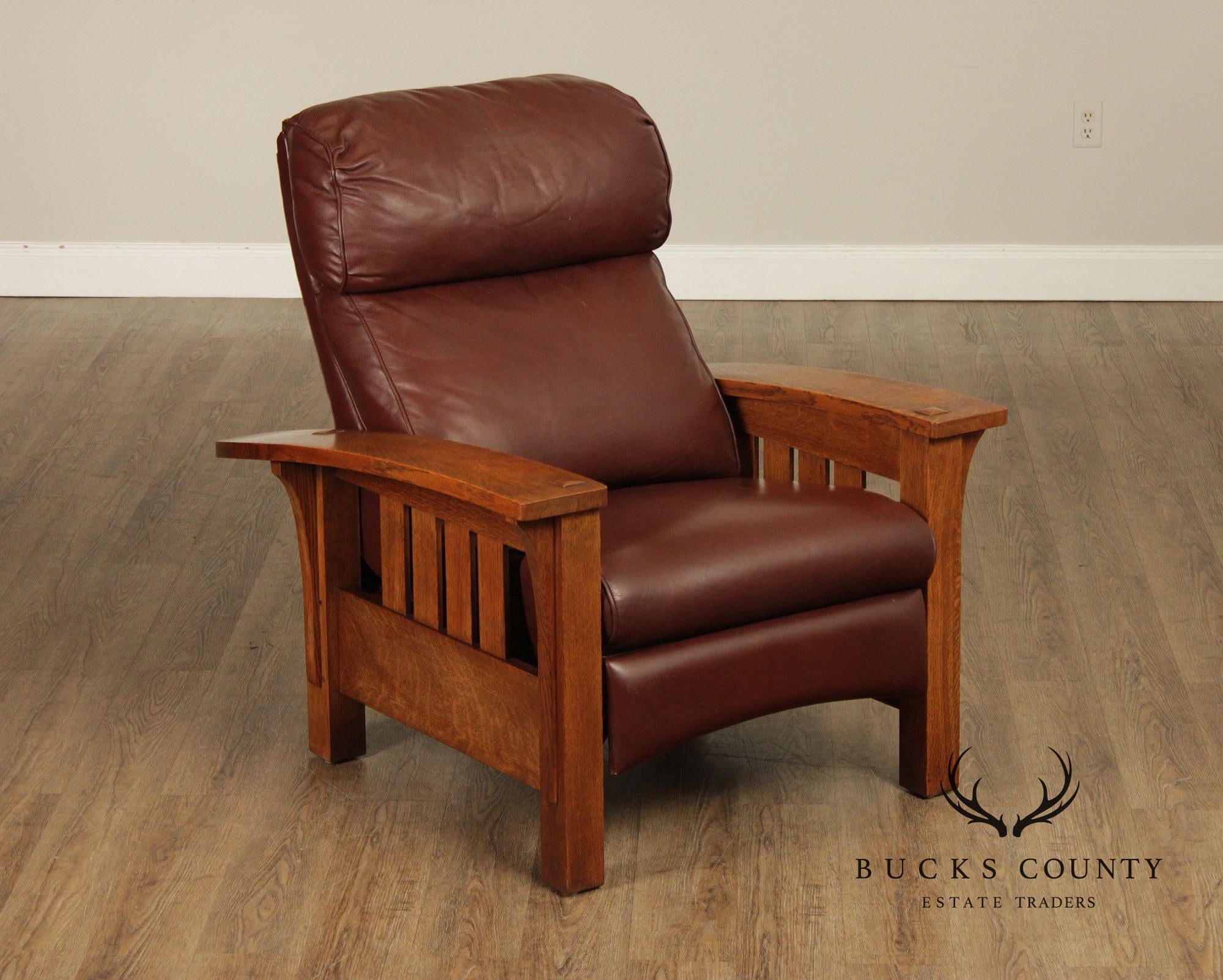 Stickley Mission Collection Oak Recliner
