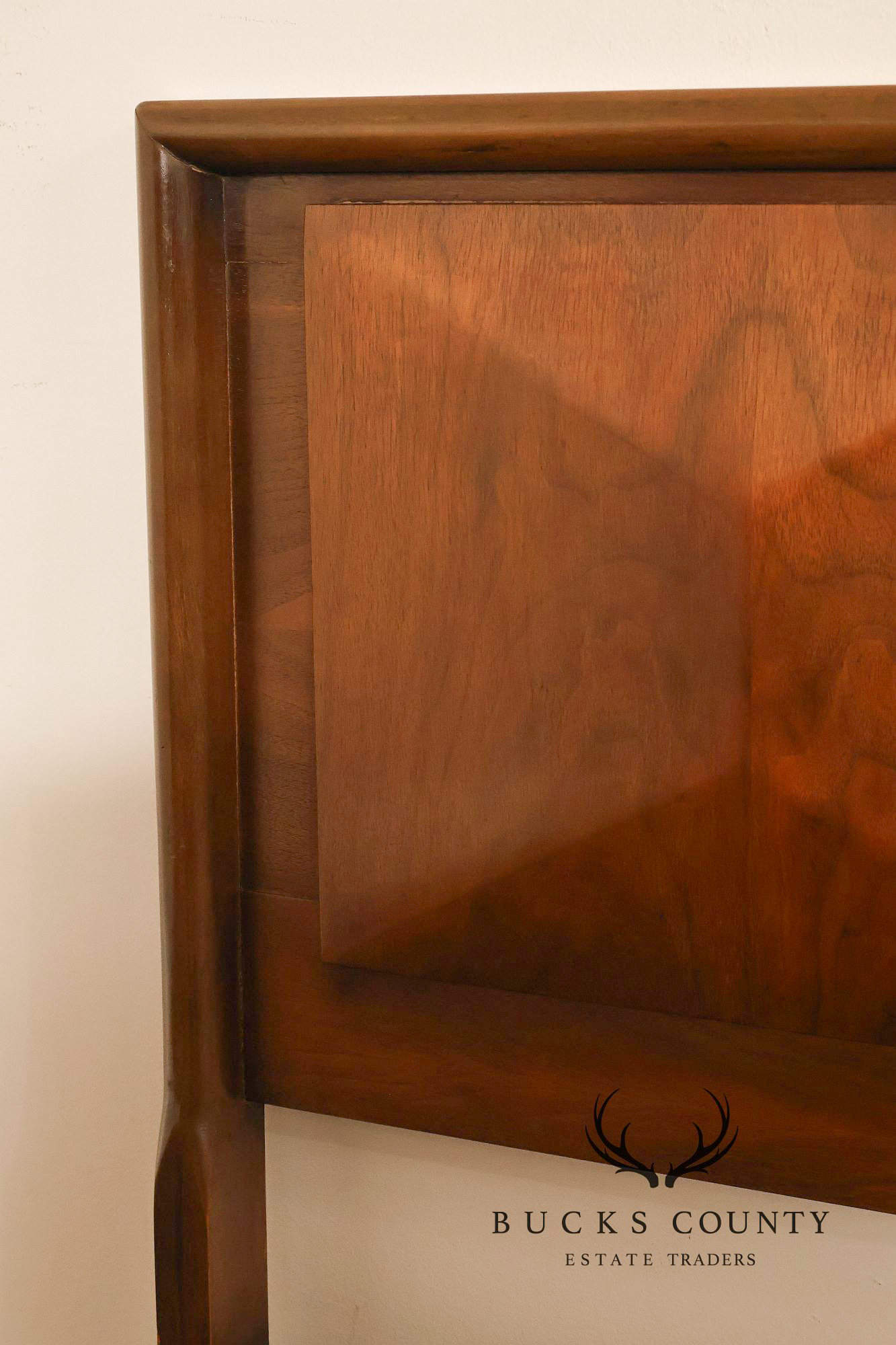United Furniture Mid Century Diamond Walnut Queen Headboard
