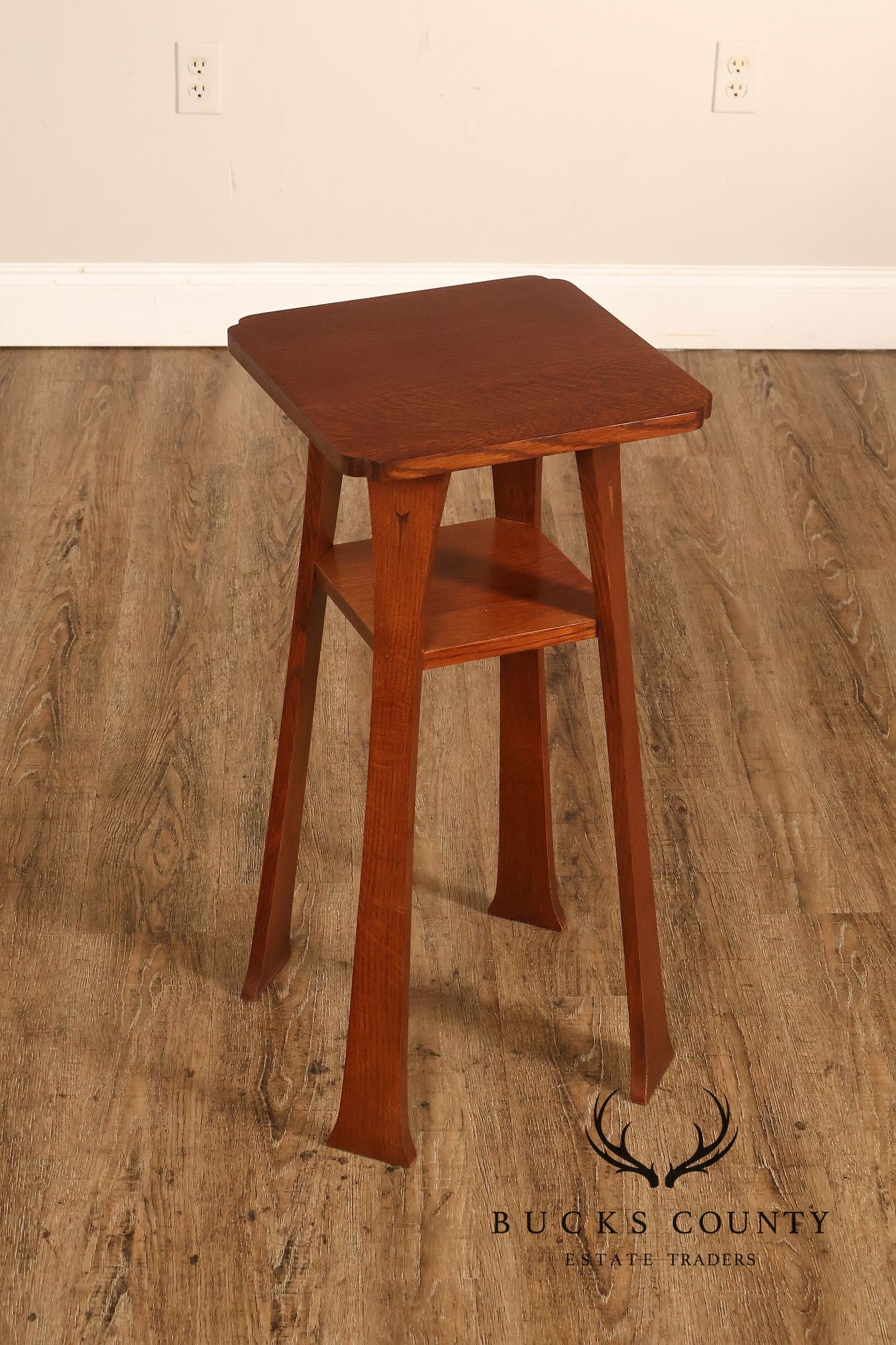 Stickley Mission Collection Tom Jones Oak Drink Stand