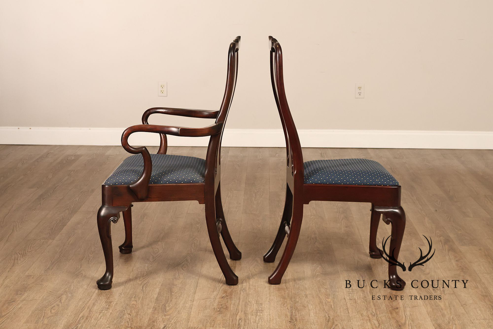 Stickley Colonial Williamsburg Set of Six Mahogany Dining Chairs