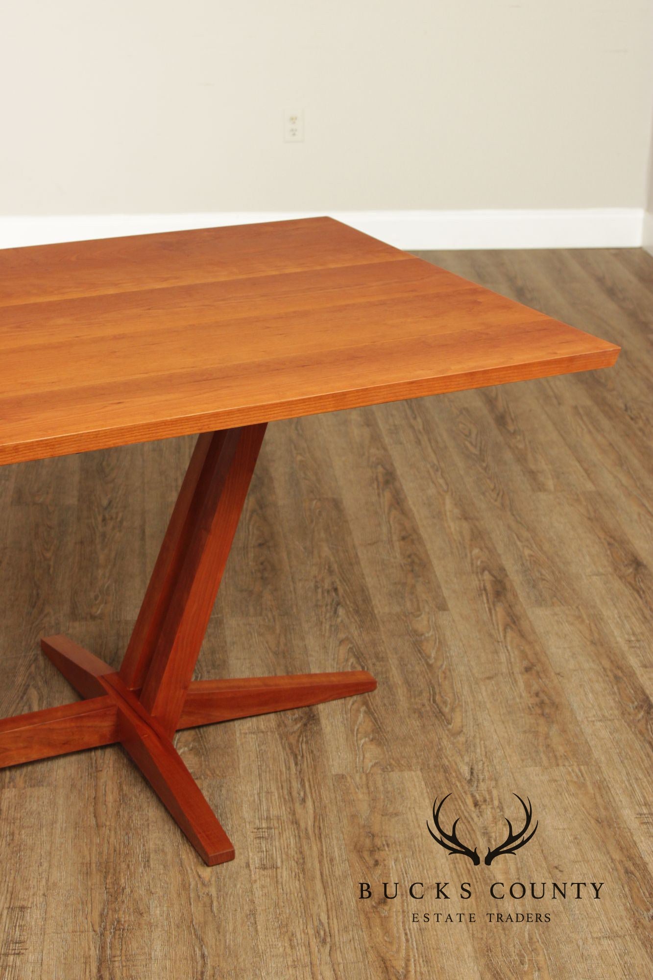 Thomas Moser Cherry Edo Trestle Dining Table