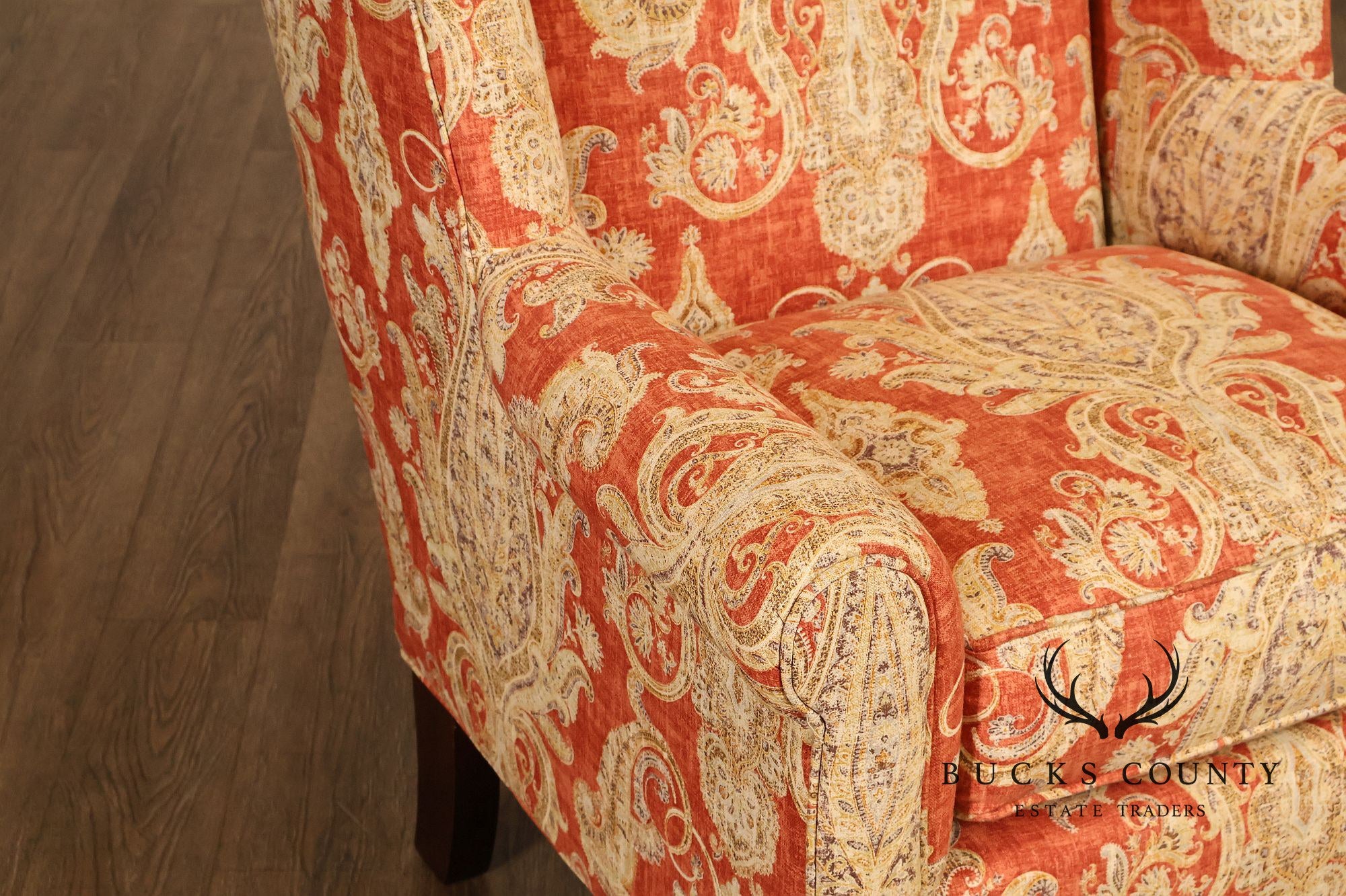 Craftmaster Upholstered Wing Back Armchair