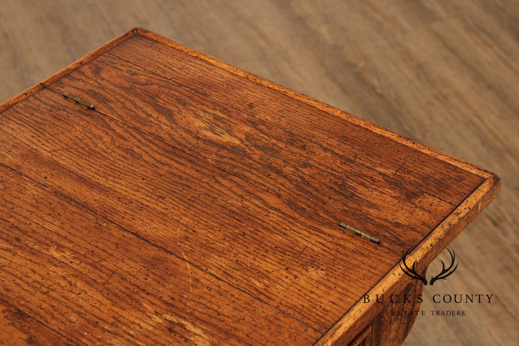 Century Furniture Vintage Oak Flip-Top Server Trolley