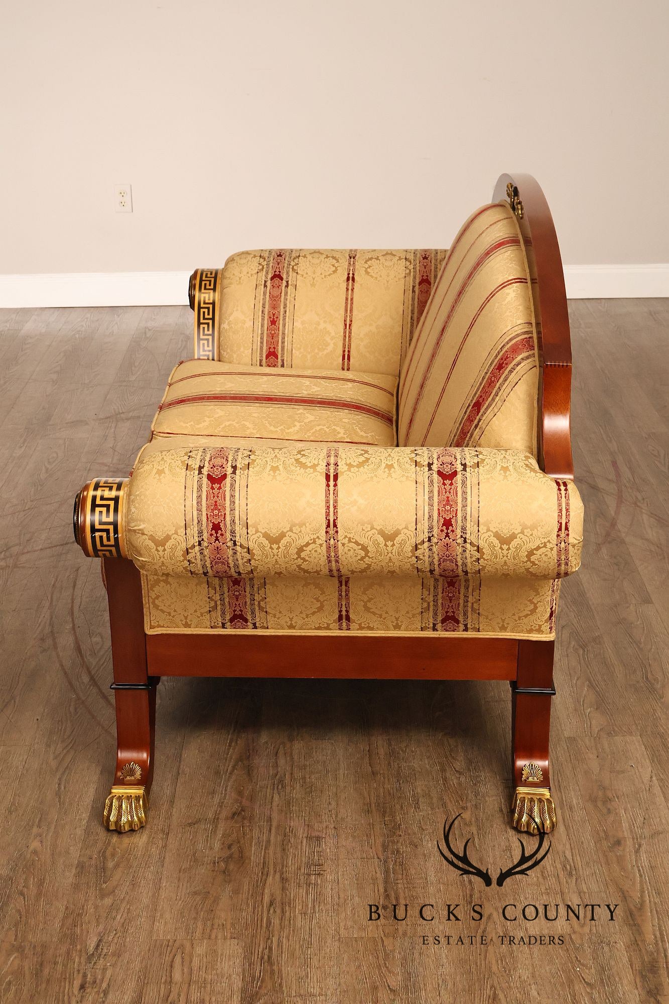 Versace Infinity Gigasso Empire Style Upholstered Loveseat