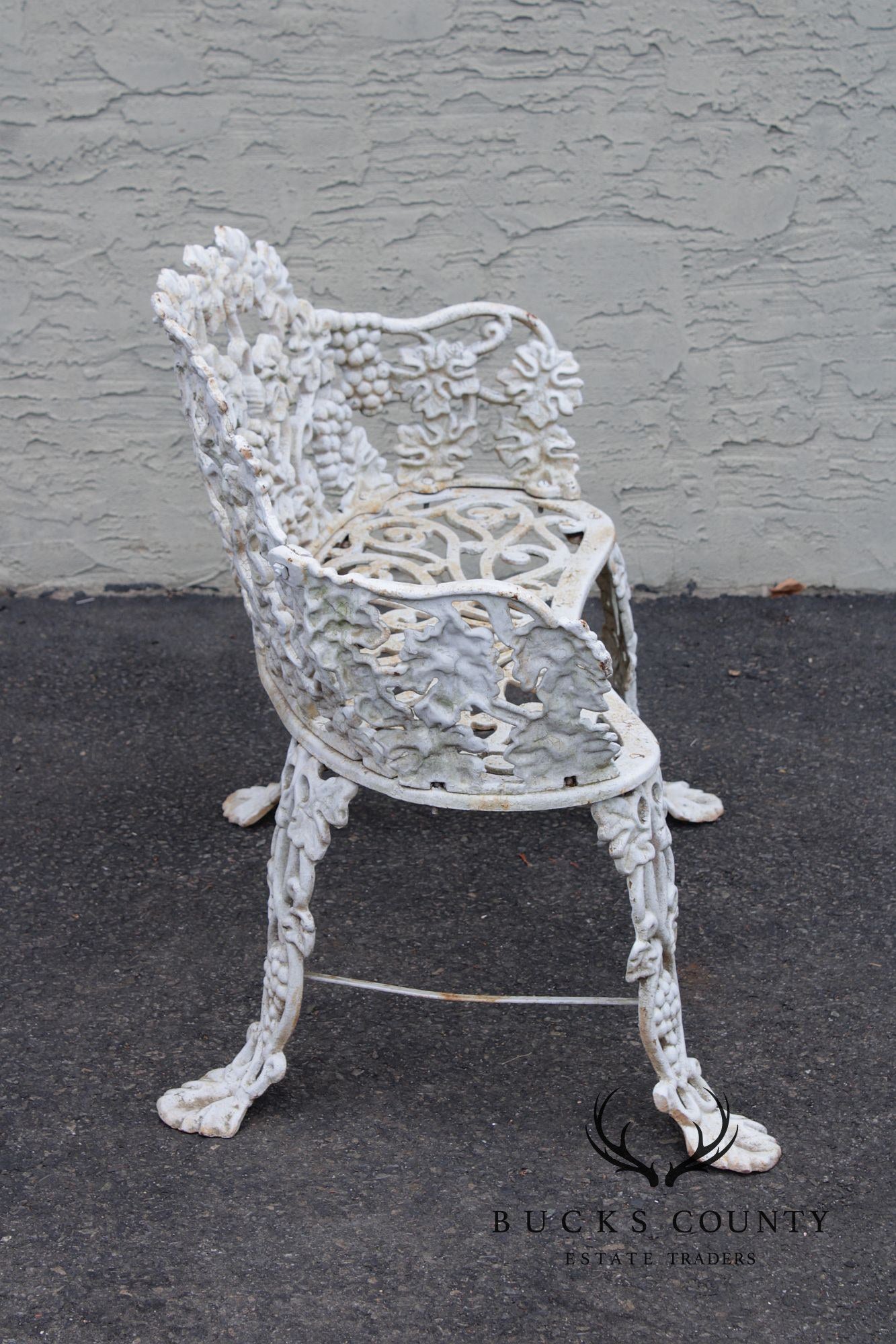 Victorian Style Three-Piece Cast Iron Garden Lounge Set