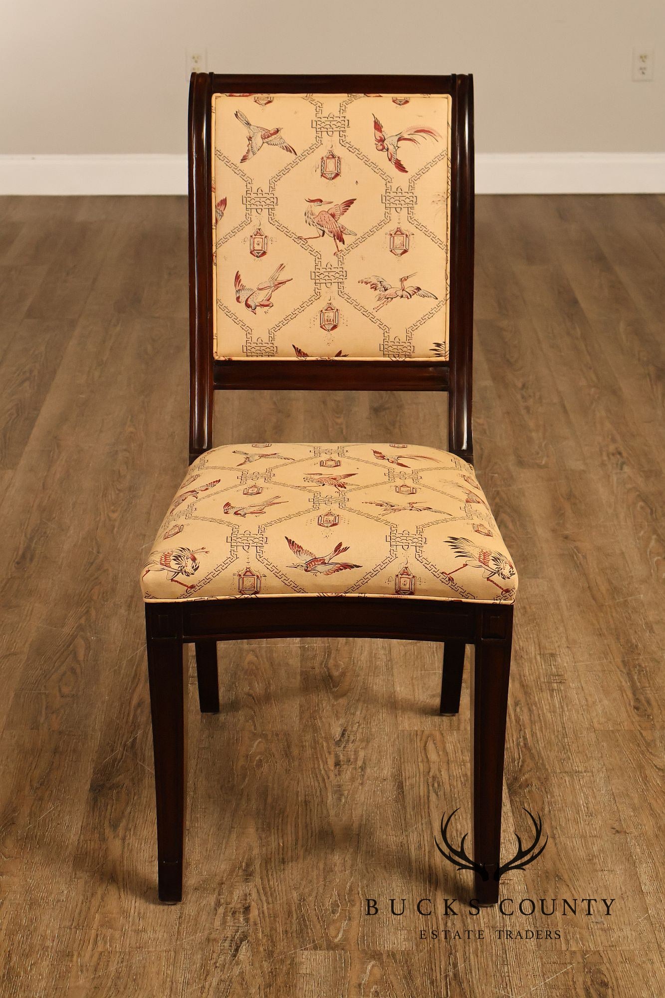 Empire Style Set of Ten Mahogany Dining Chairs