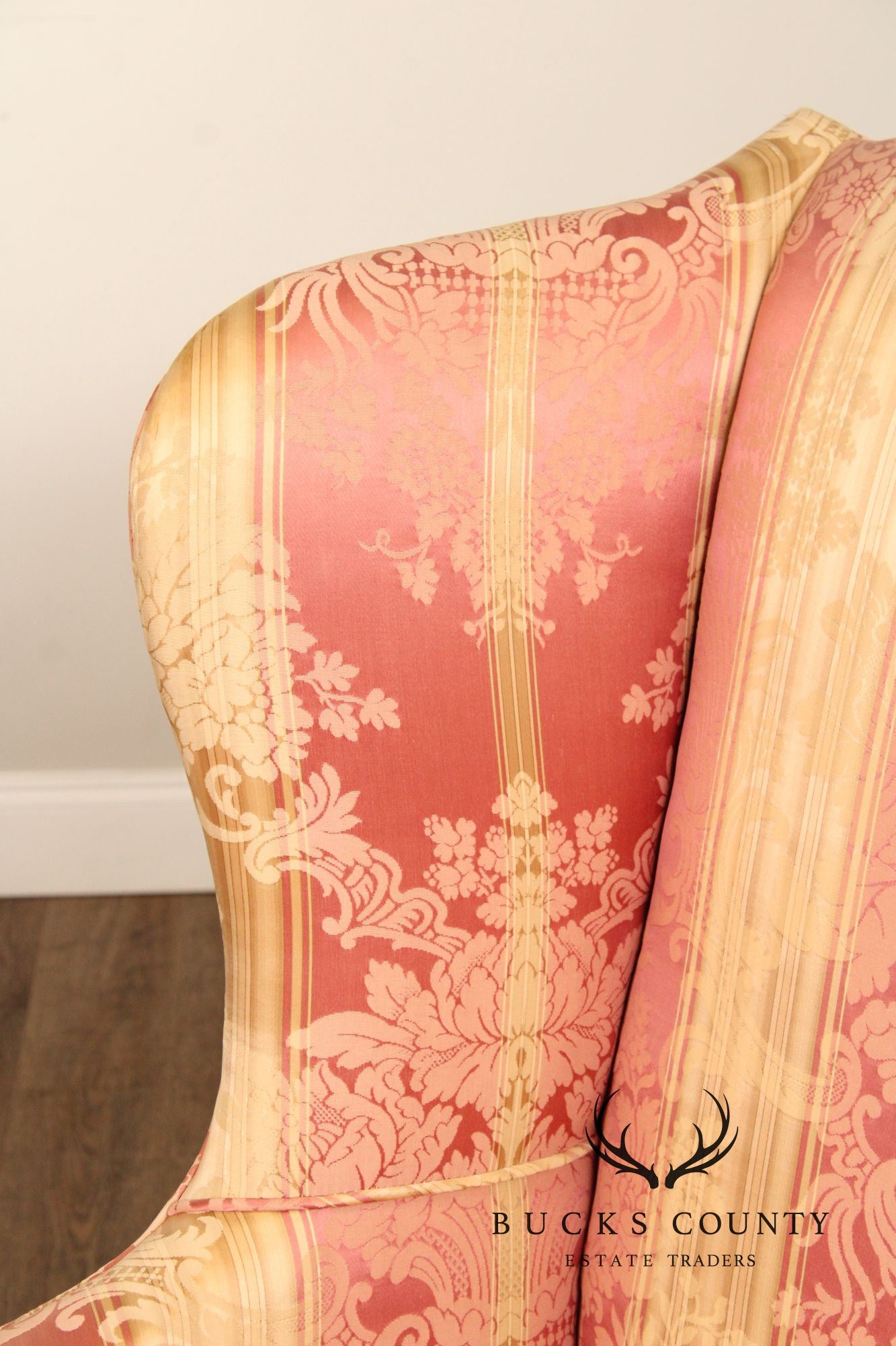 Chippendale Style Ball and Claw Foot Wing Chair