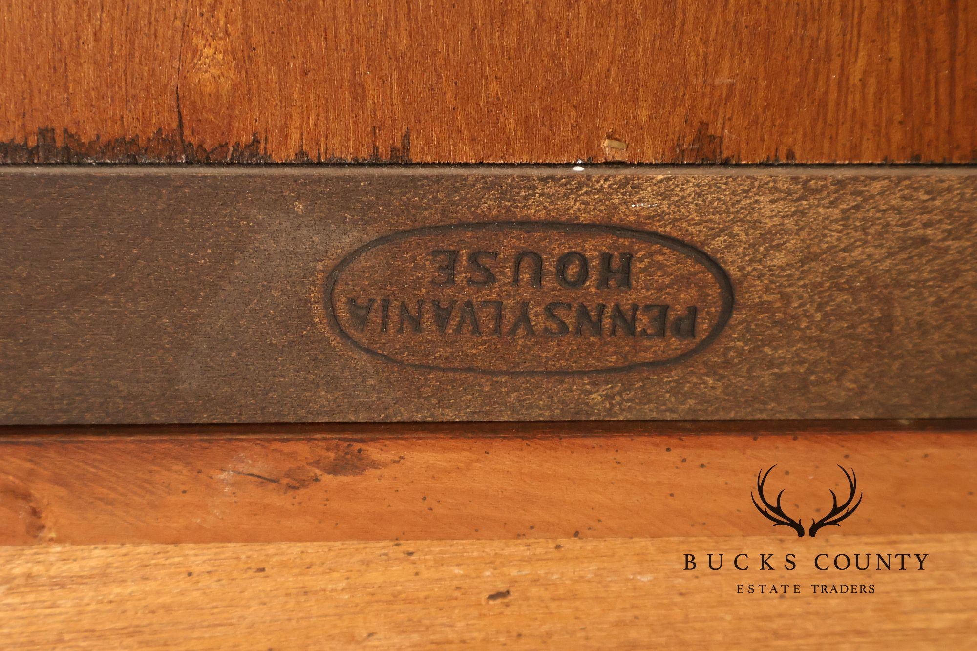 Pennsylvania House Vintage Cherry Step Back Hutch China Cabinet