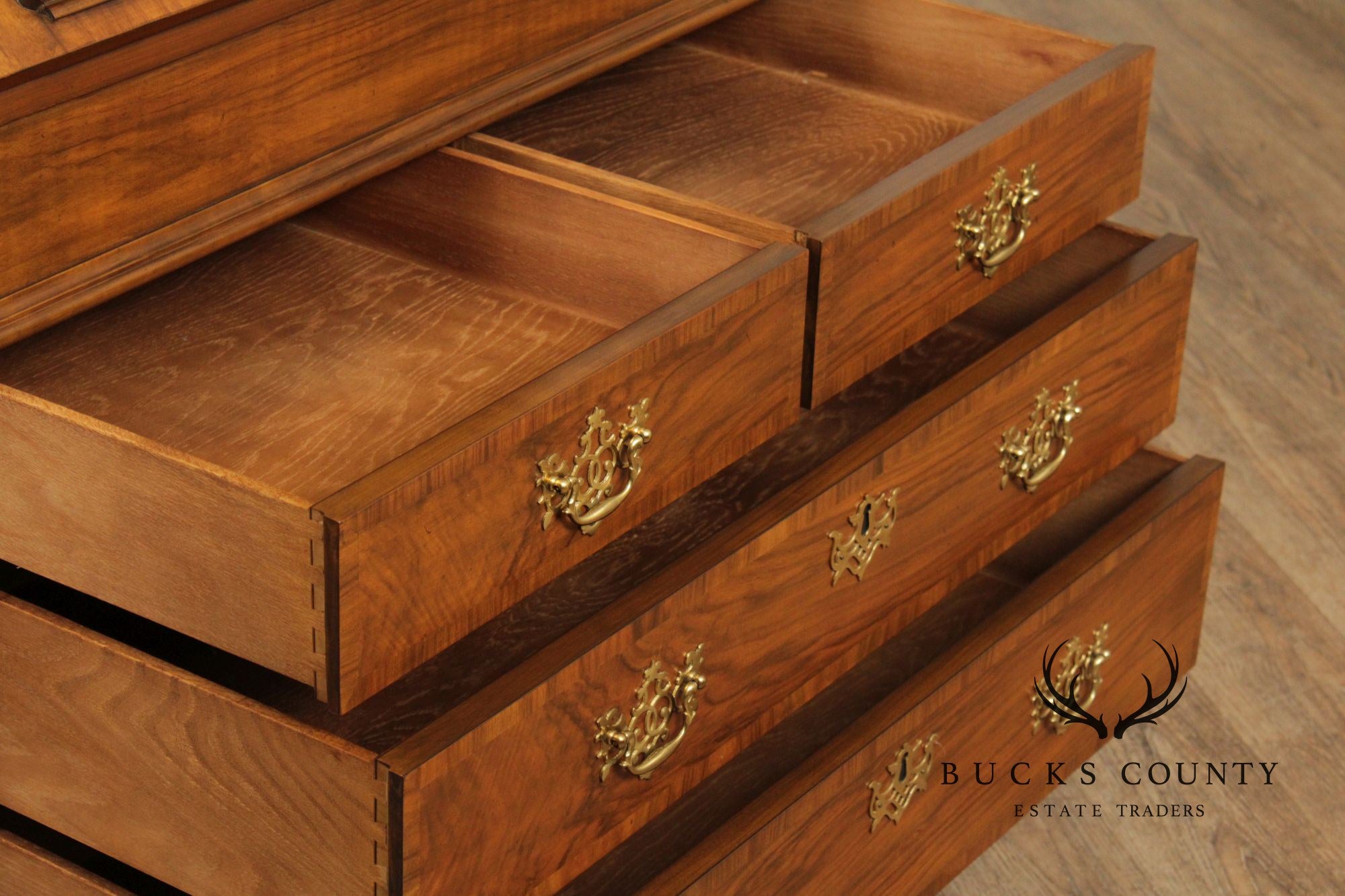 Baker Collectors' Edition Walnut Secretary Desk