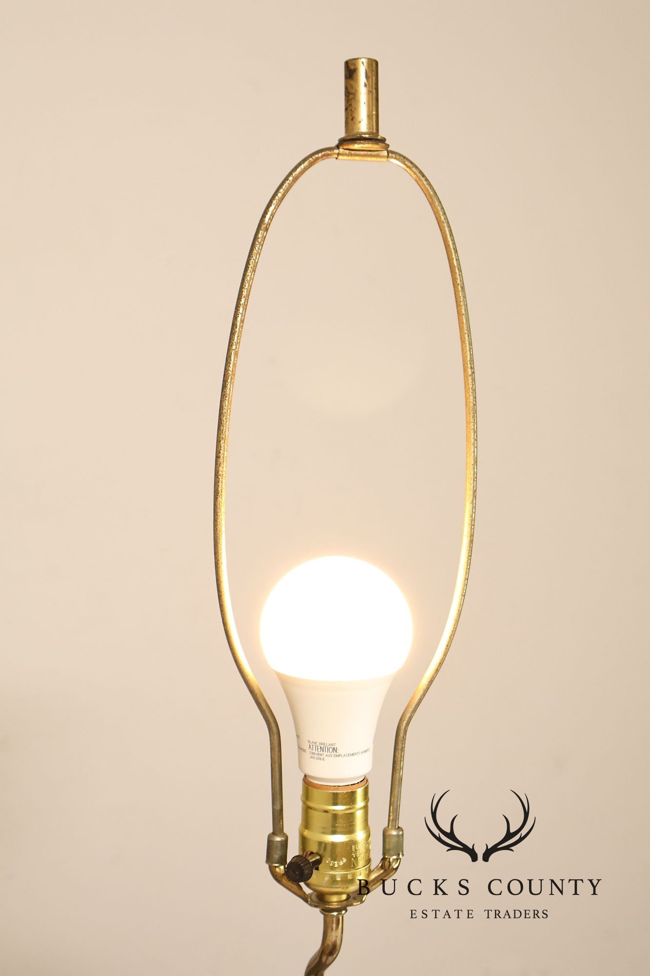 Italian Hand Painted Capodimonte Porcelain Table Lamp
