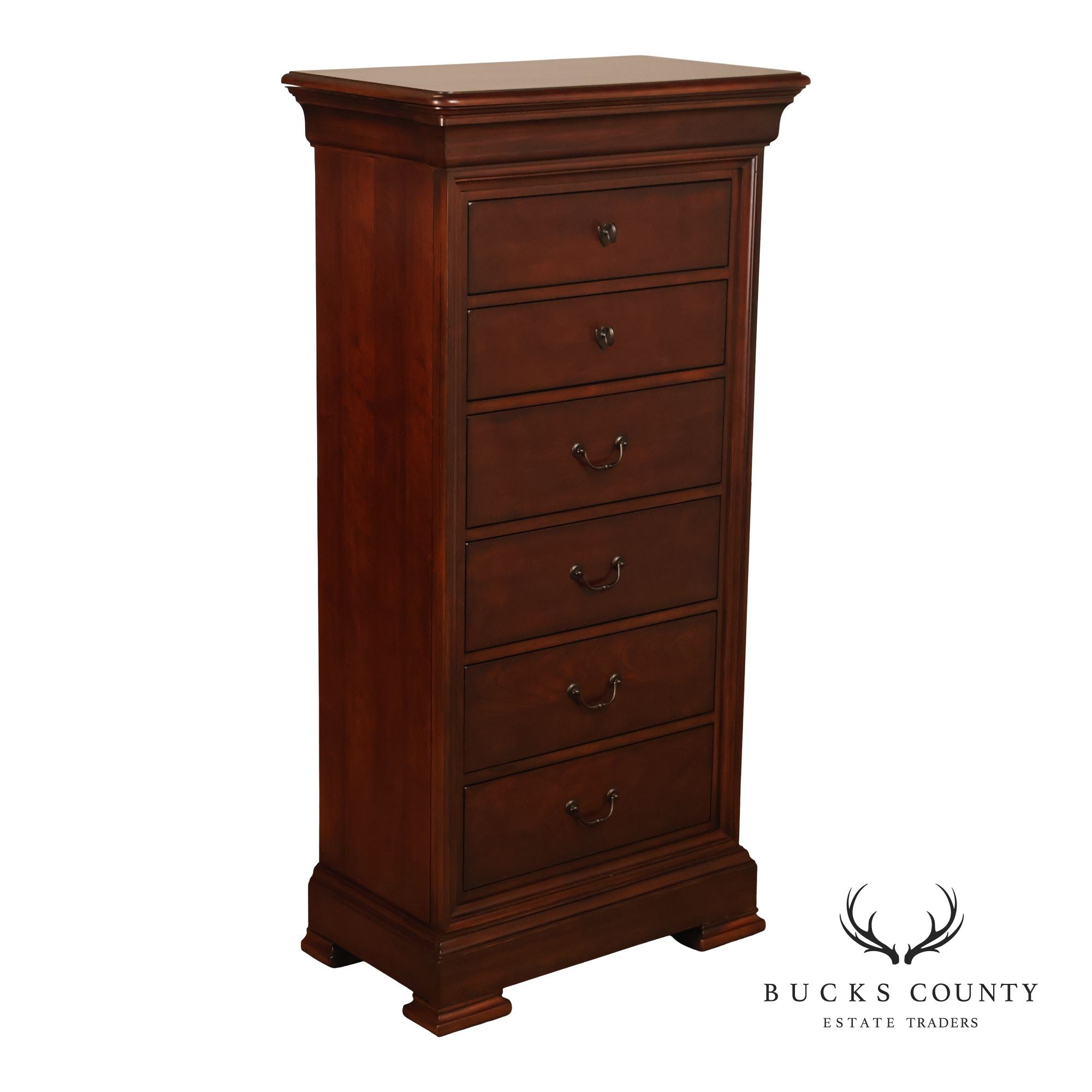 Thomasville Traditional Louis Philippe Style Cherry Lingerie Chest