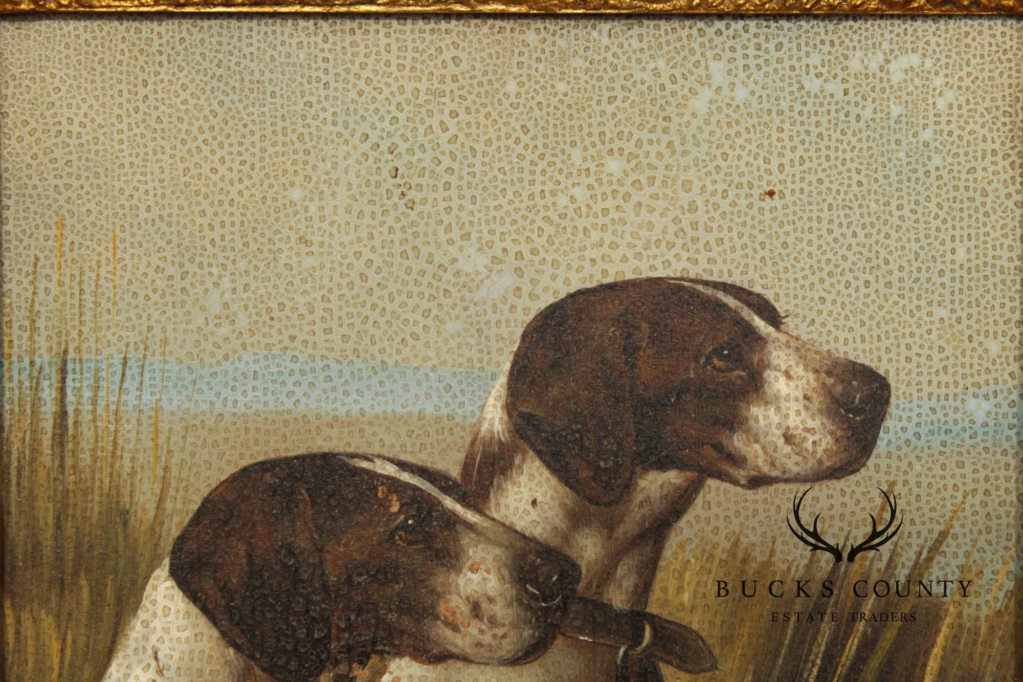 Chelsea House Decorative Framed Painting, 'Pointers'