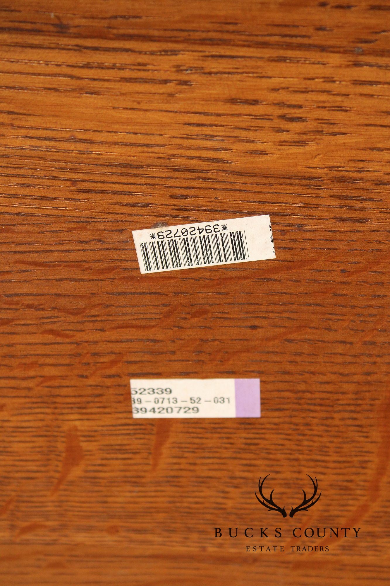 Stickley Mission Collection Round Oak Extendable Dining Table