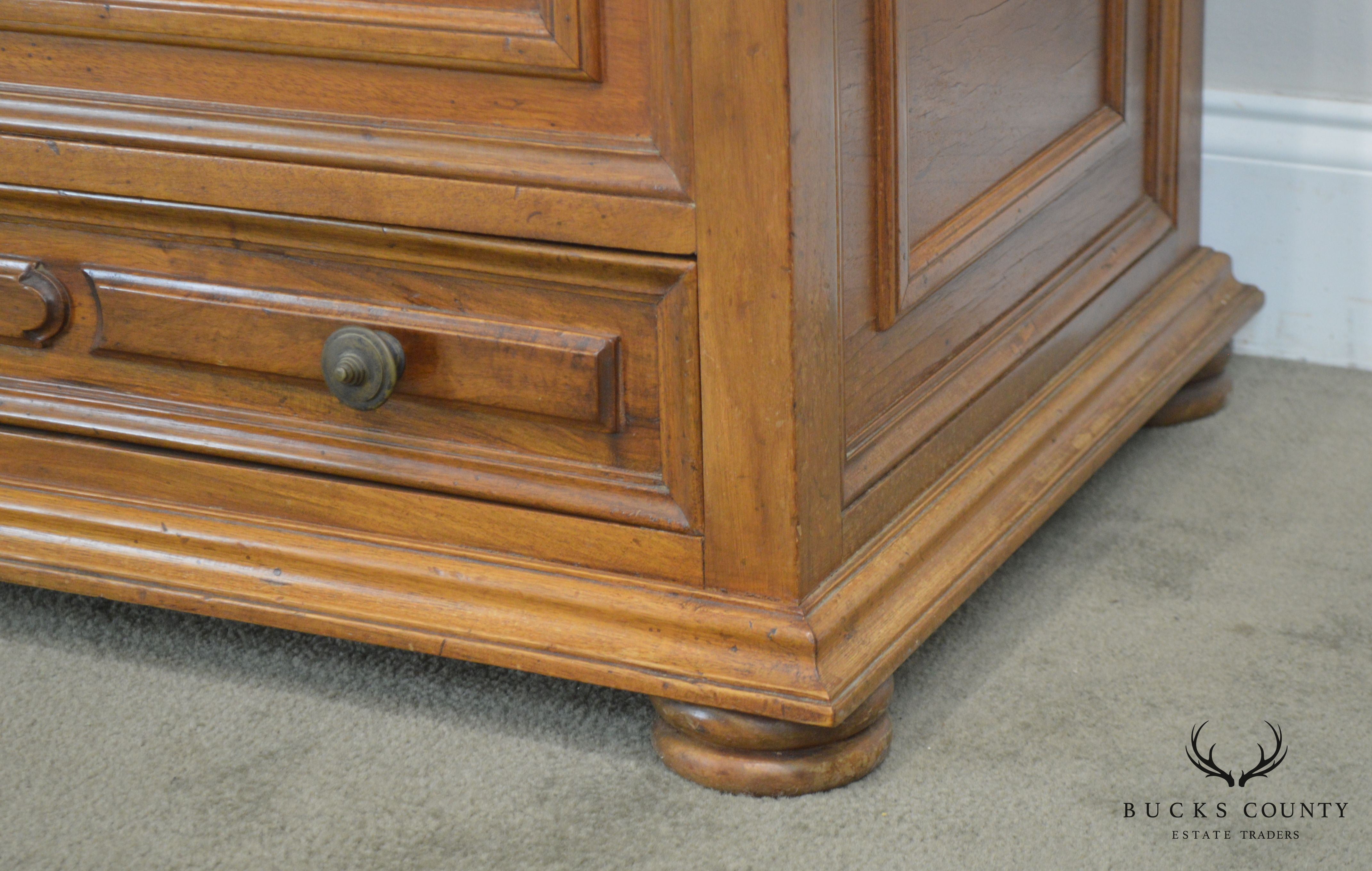 Italian Walnut Silverware Chest Made in Italy for Bloomingdales
