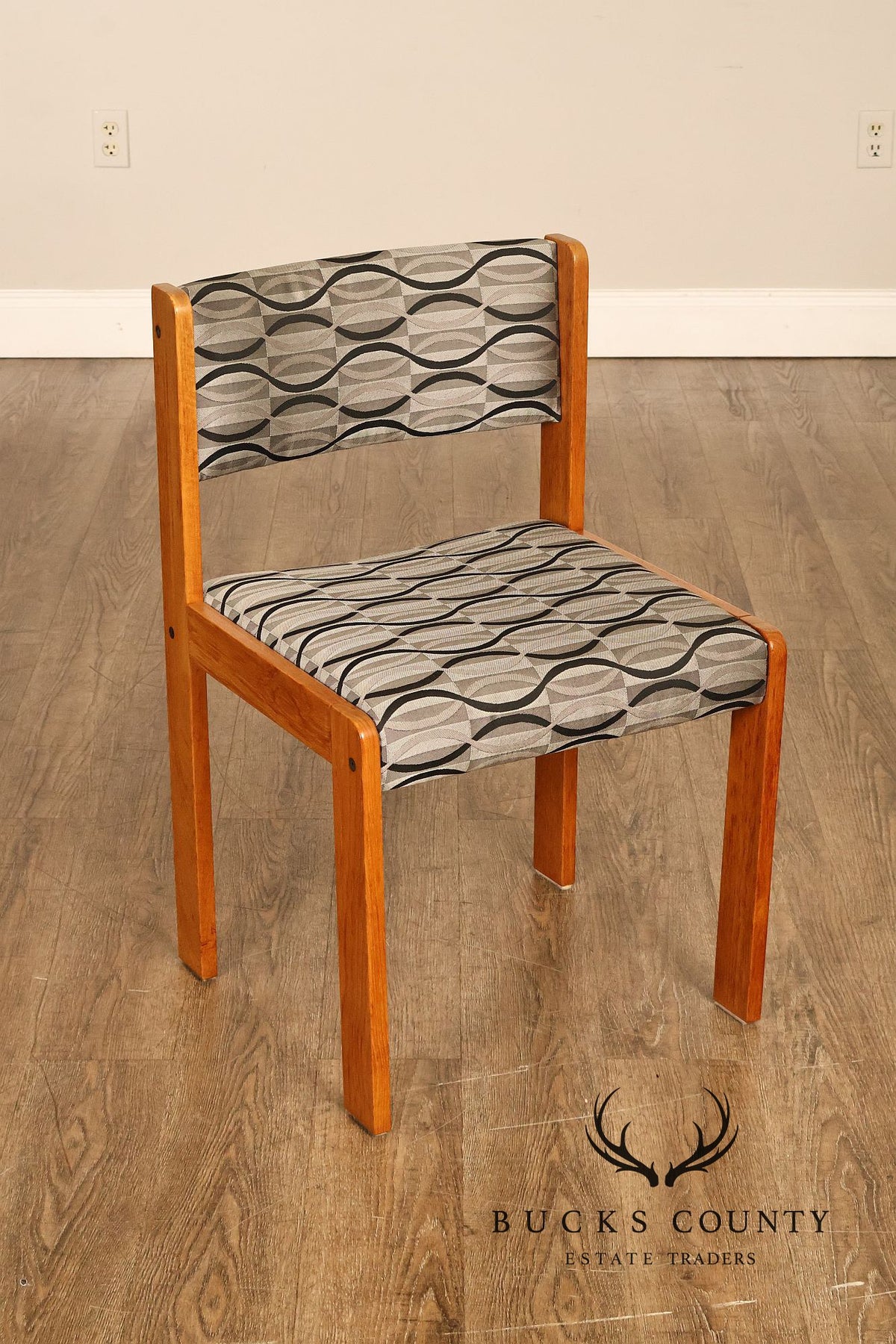 Danish Modern Niels Eilersen Teak Upholstered Dining Chairs Set Of Six