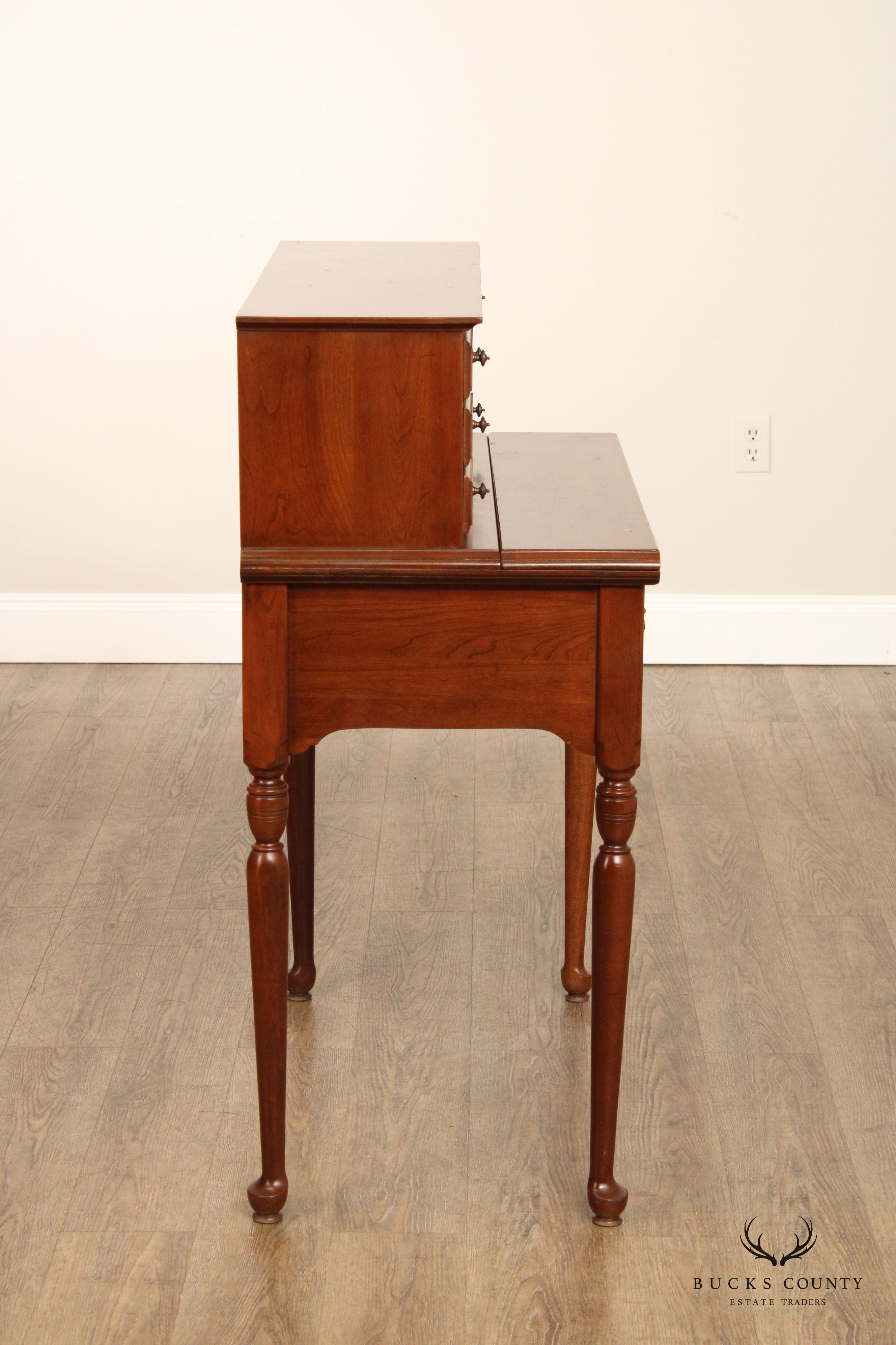 Ethan Allen Traditional Cherry Writing Desk