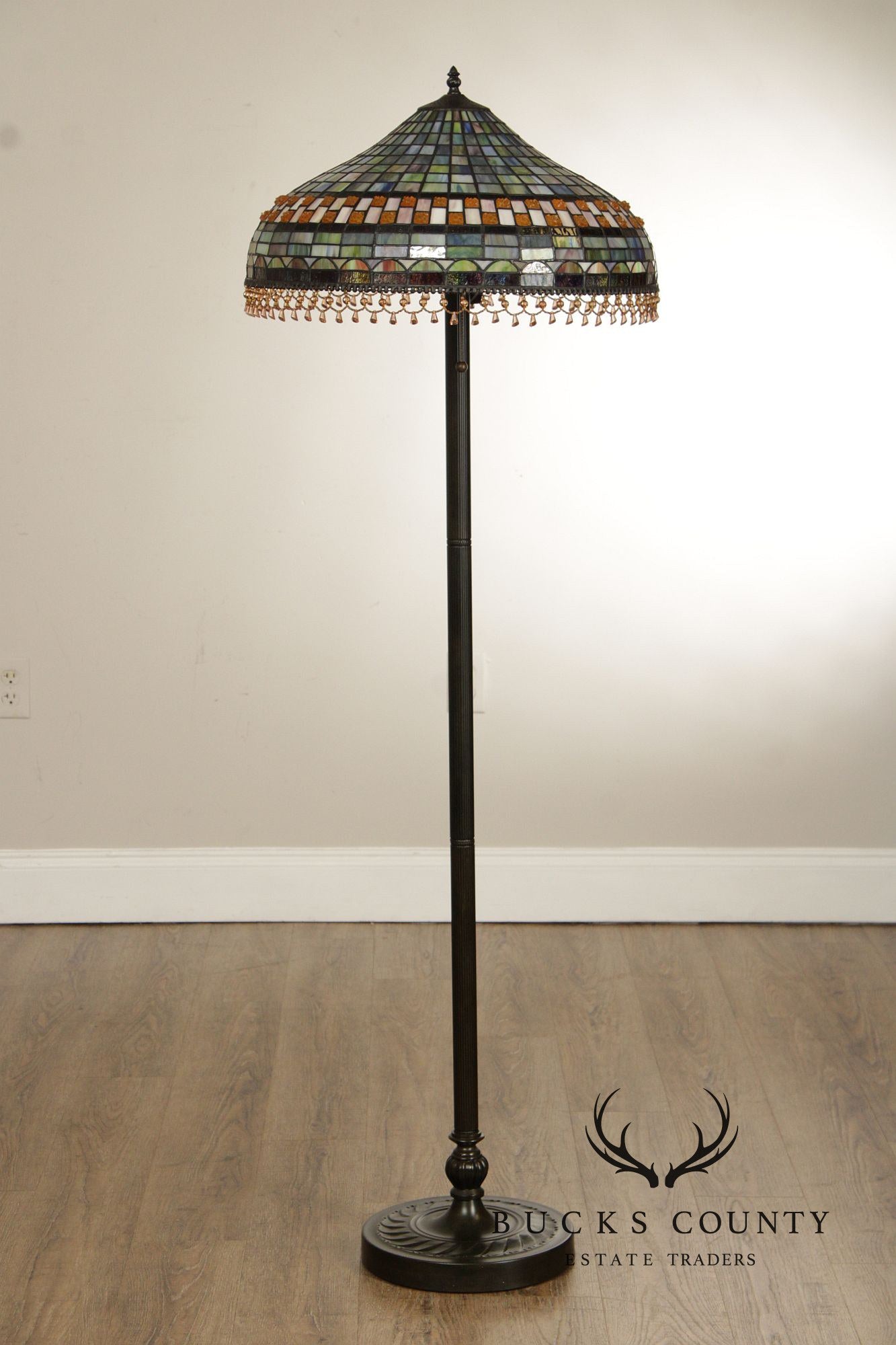 Tiffany Style Art Glass Floor Lamp