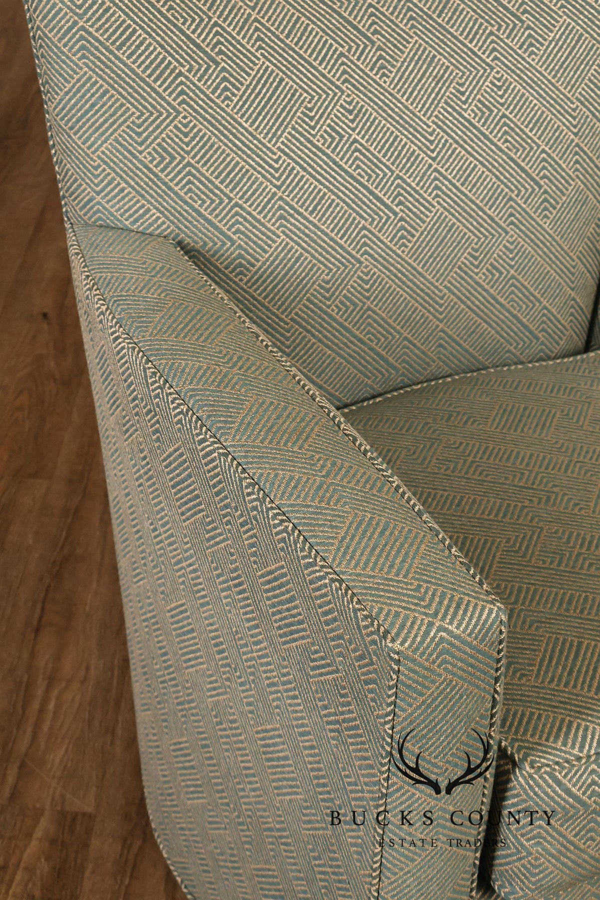 Ethan Allen Contemporary Pair of 'Turner' Armchairs