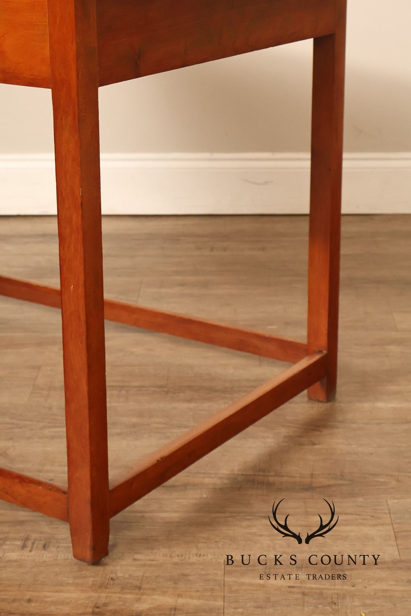 Antique Early American Plank Top Tavern Table