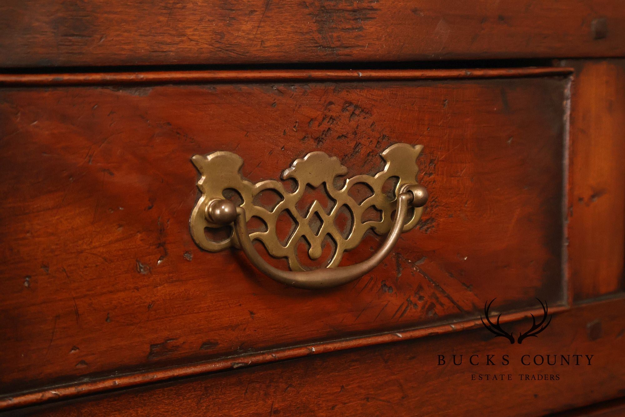 English Reproduction Georgian Style Linen Press Cabinet