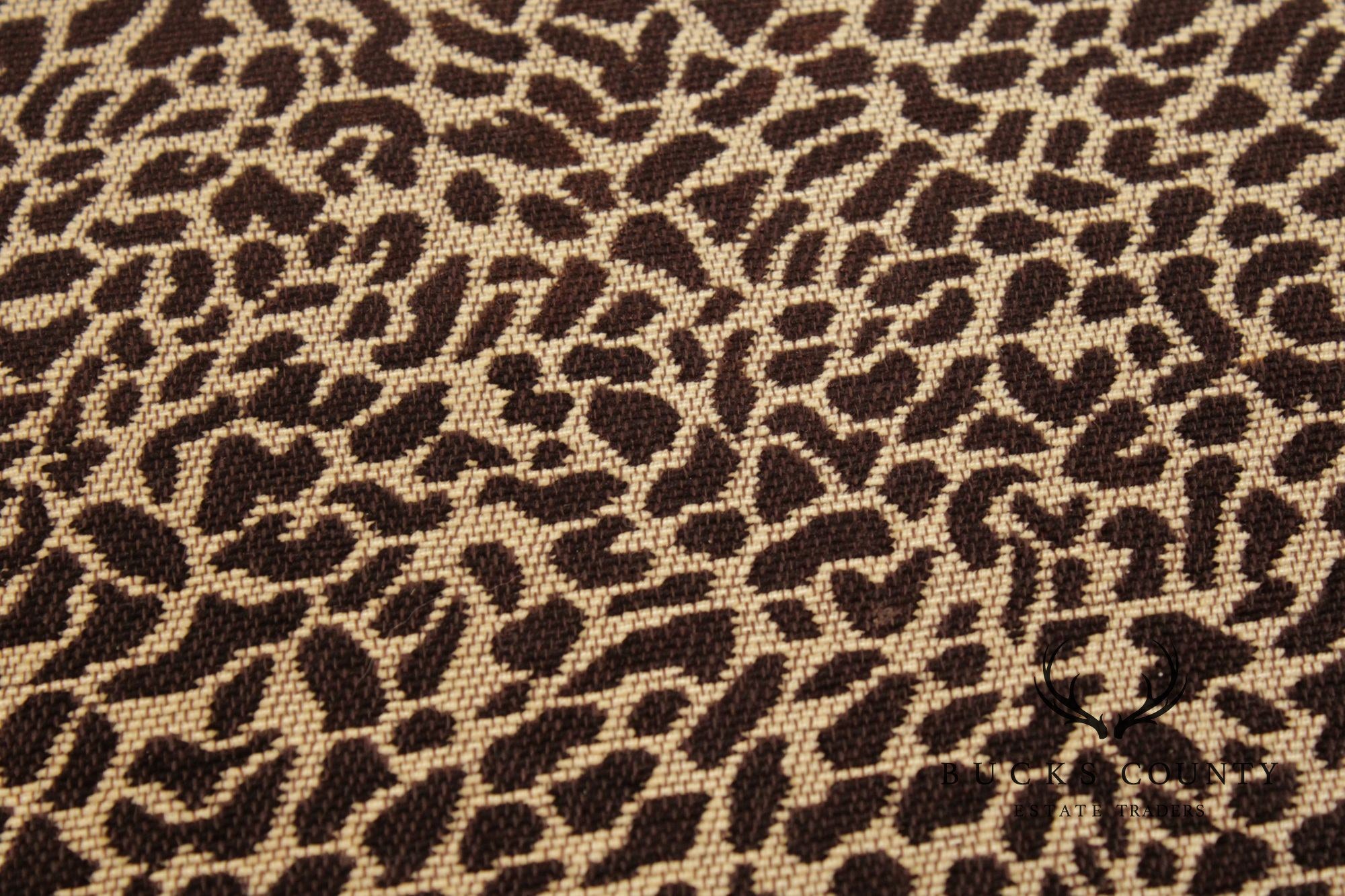 Hancock & Moore Pair of Swivel Bar Stools