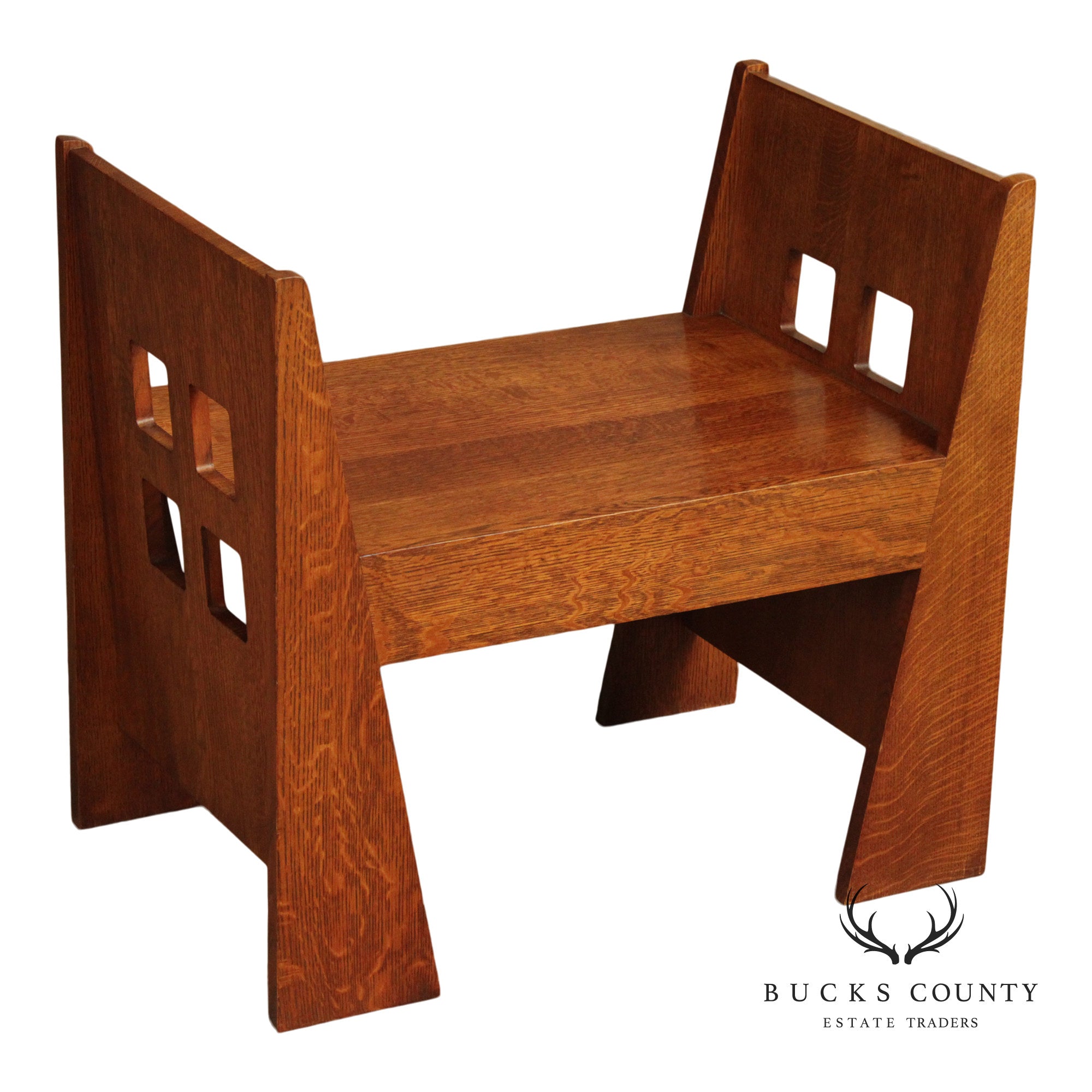 Stickley Mission Collection Oak Limbert Cafe Bench
