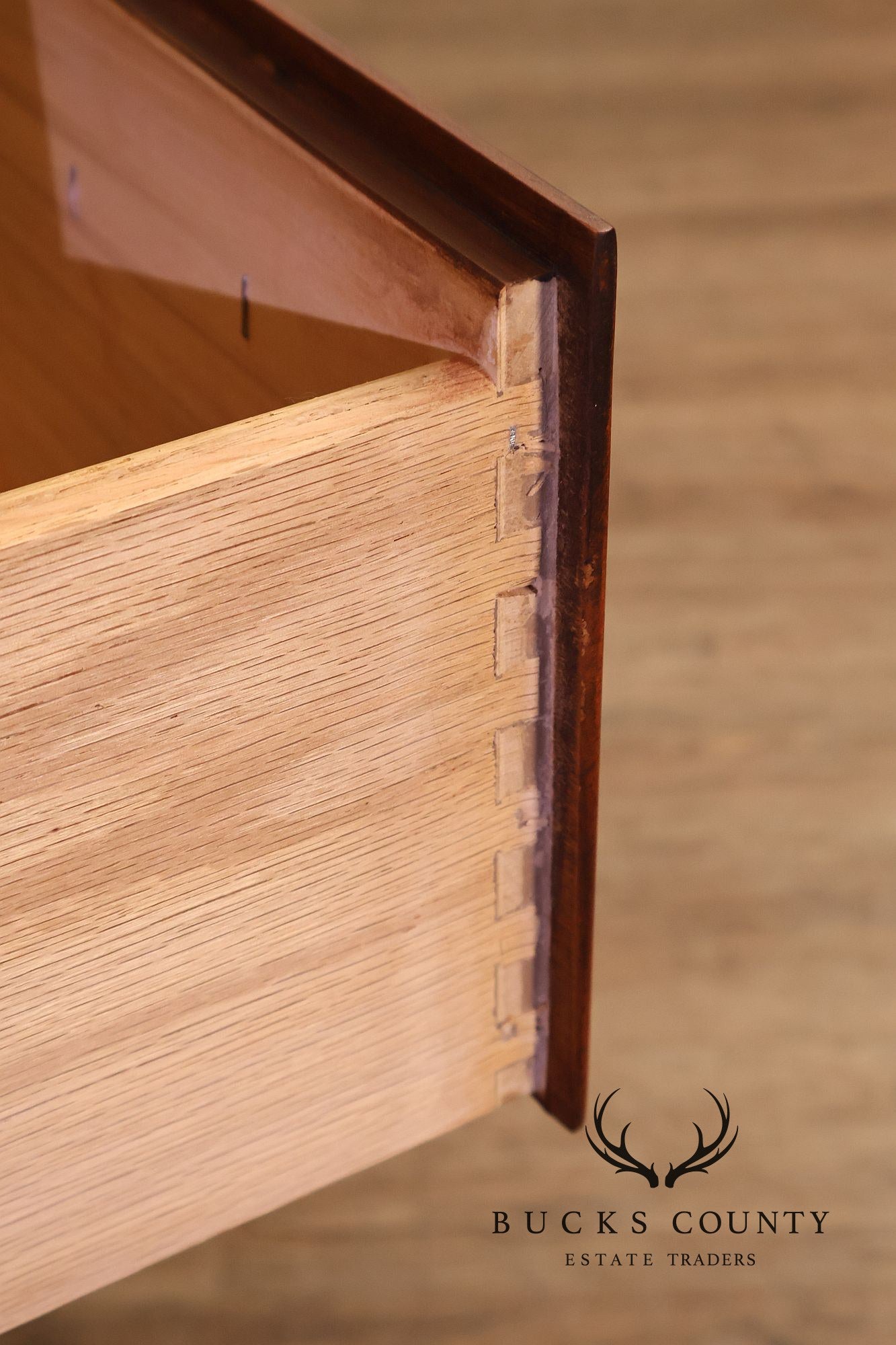 Stanley Regency Style Mahogany Triple Dresser