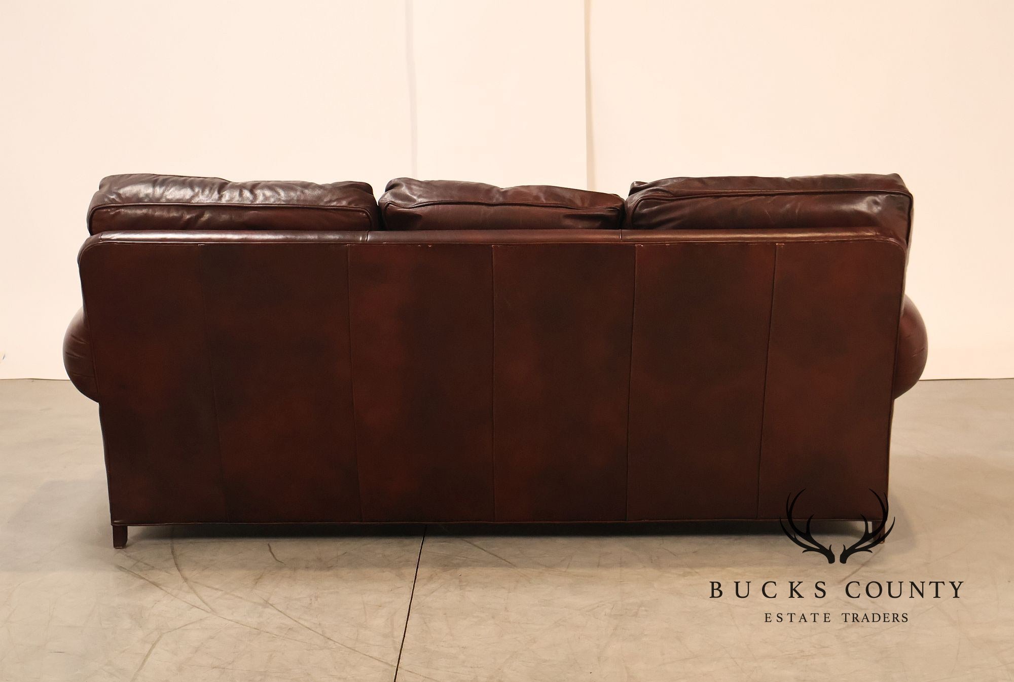 Hancock & Moore Traditional Leather Sofa