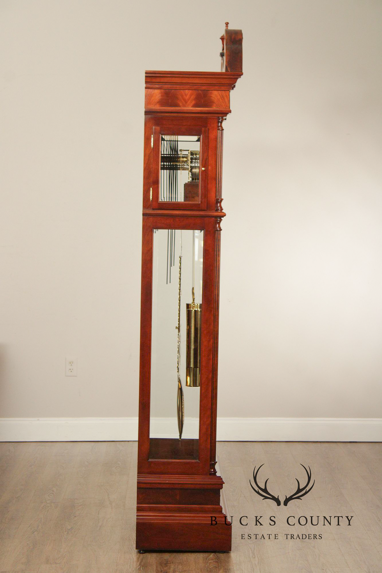 Sligh Georgian Style Mahogany 'Wilton' Grandfather Clock
