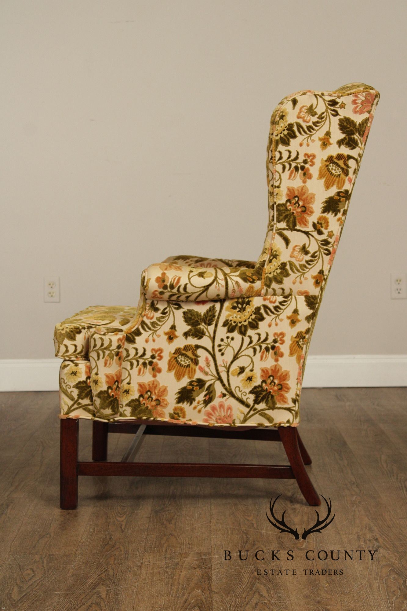 Hickory Chair Vintage Pair Of Wingback Chairs