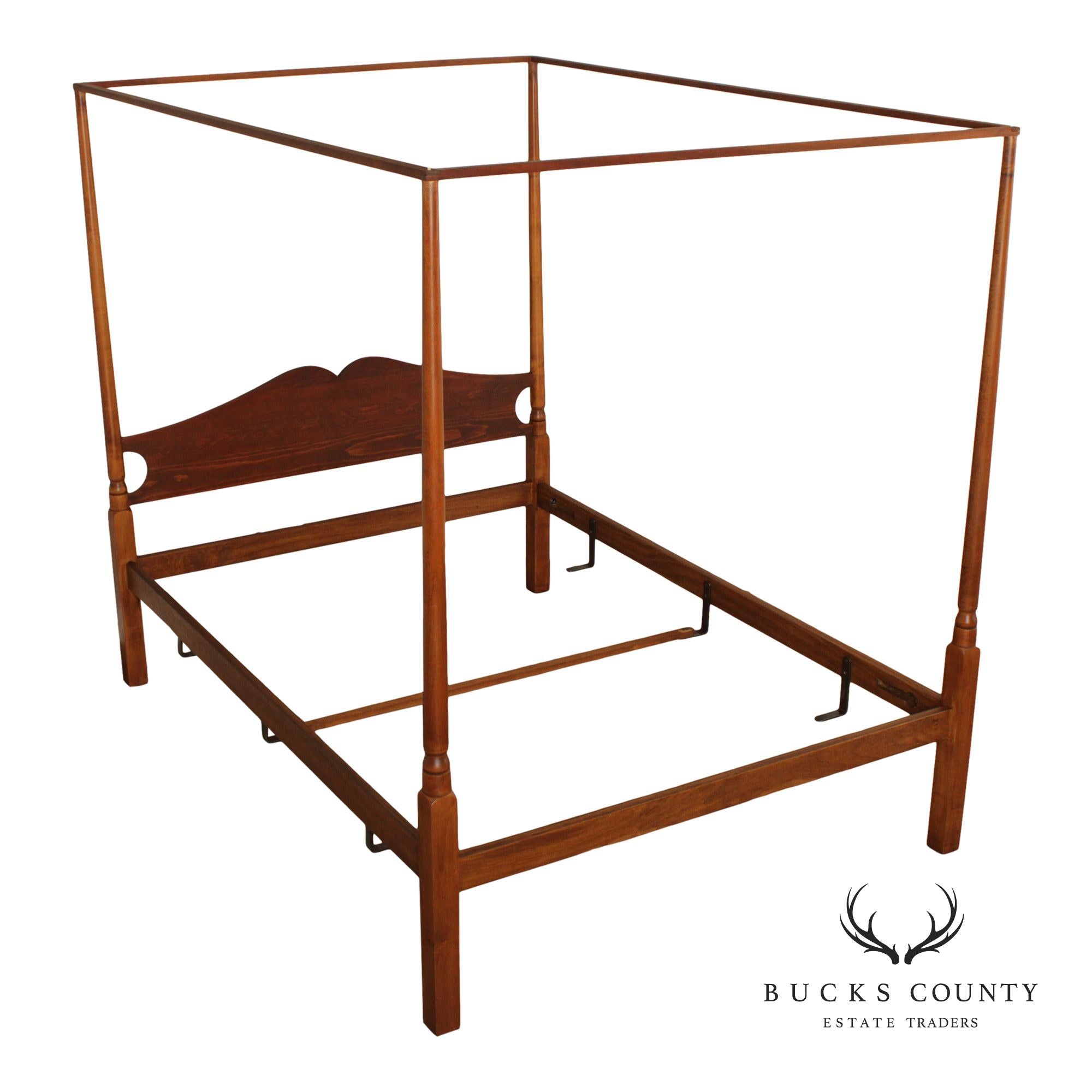 Cohasset Colonials Queen Size Maple Canopy Poster Bed