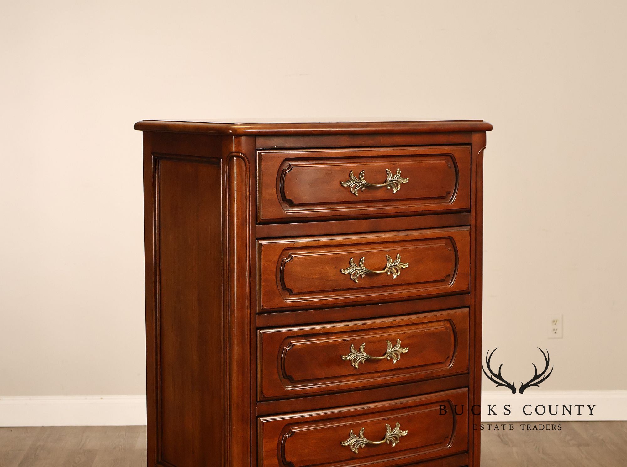 Century Furniture French Louis XV Style Cherry Lingerie Chest