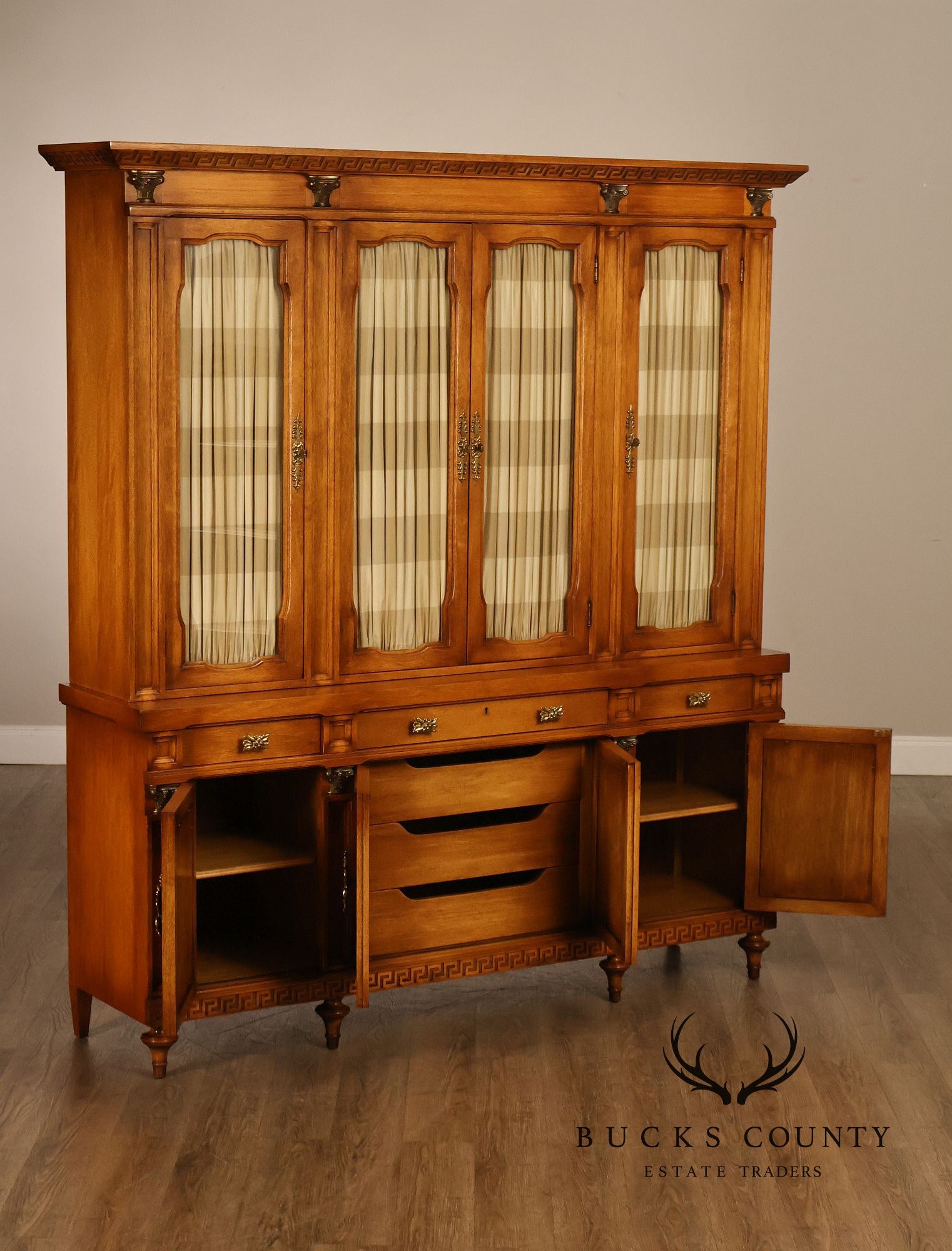 Daniel Jones Inc. Custom Regency Style Bookcase or China Cabinet