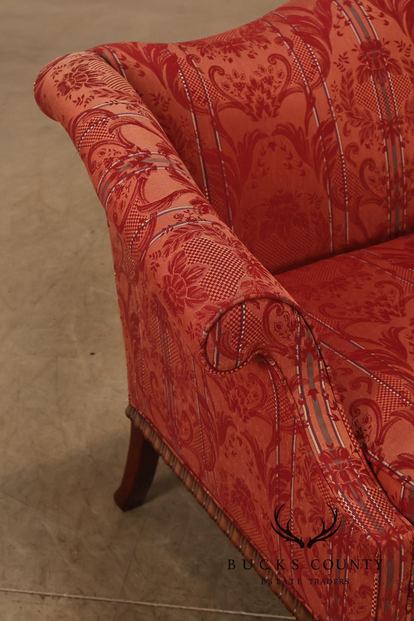 Hickory Chair 'Historical James River Plantations' Pair of Mahogany Sofas