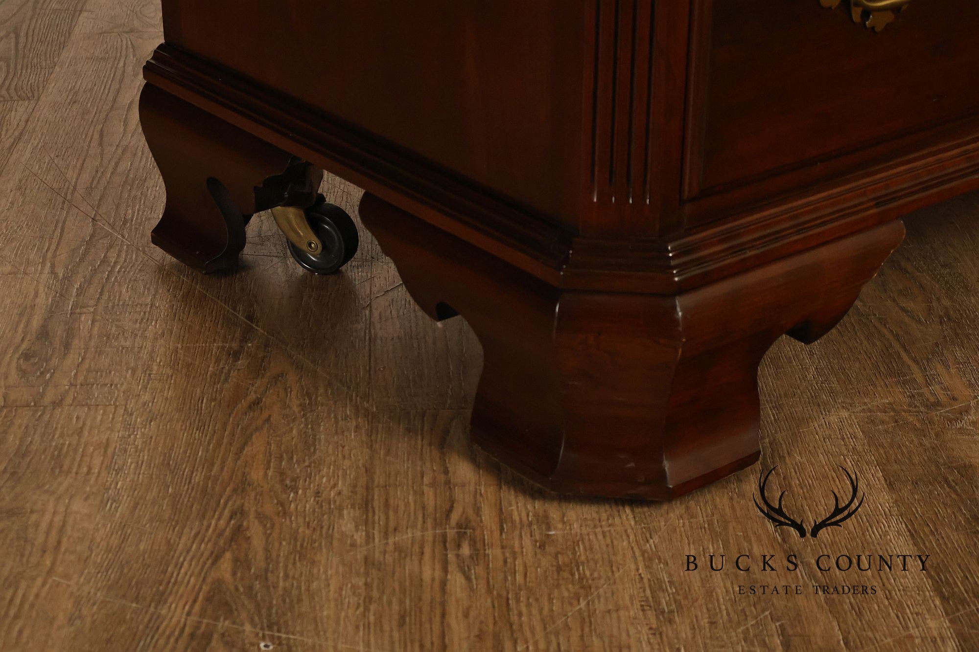 Ethan Allen Georgian Court Cherry Gentleman's Chest Armoire