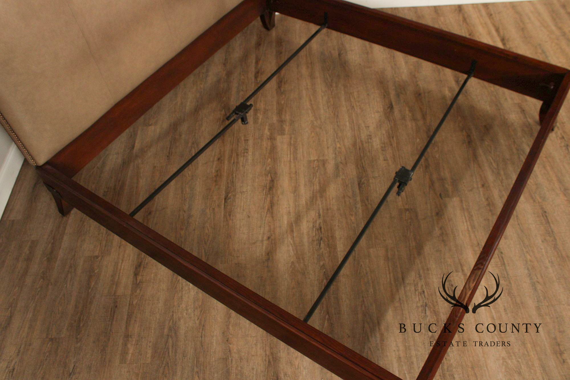 Hickory Chair Leather 'Chelsea' King Bed