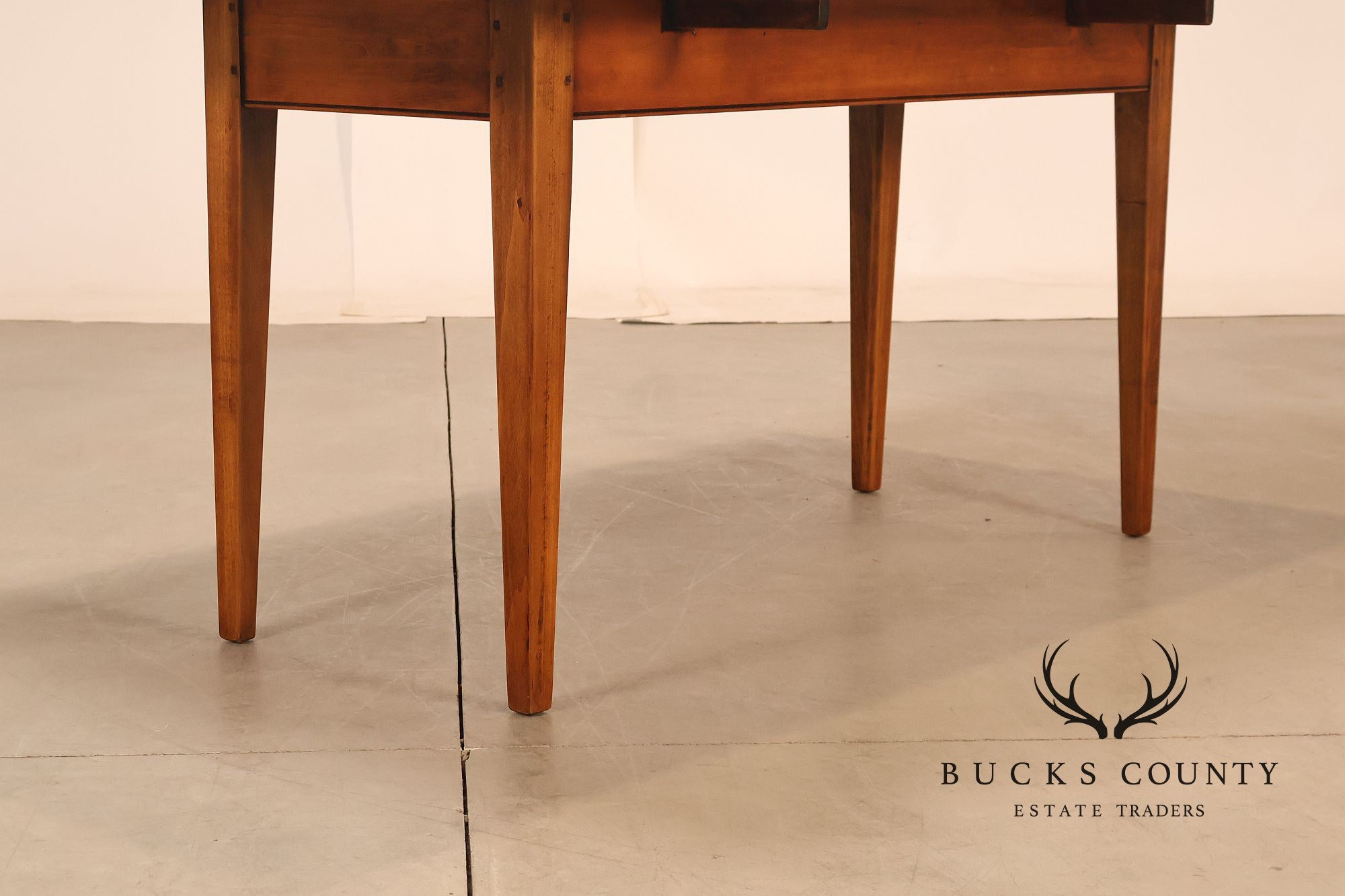 Stephen Von Hohen Primitive Pine Drop Leaf Dining Table