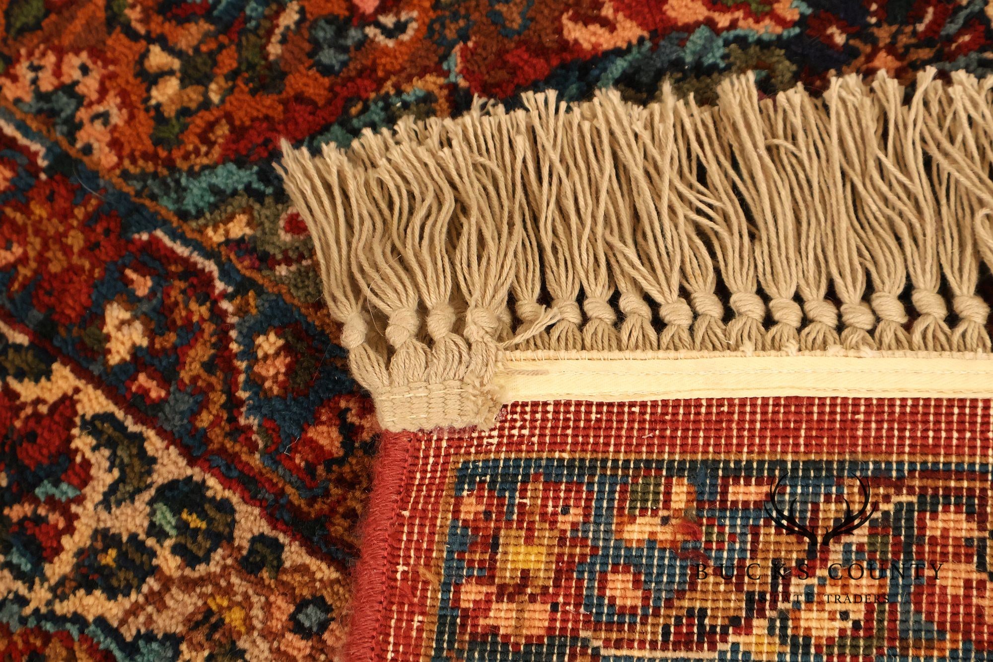 Karastan 8’ 8” X 12’ Multicolor Panel Kirman Wool Area Rug